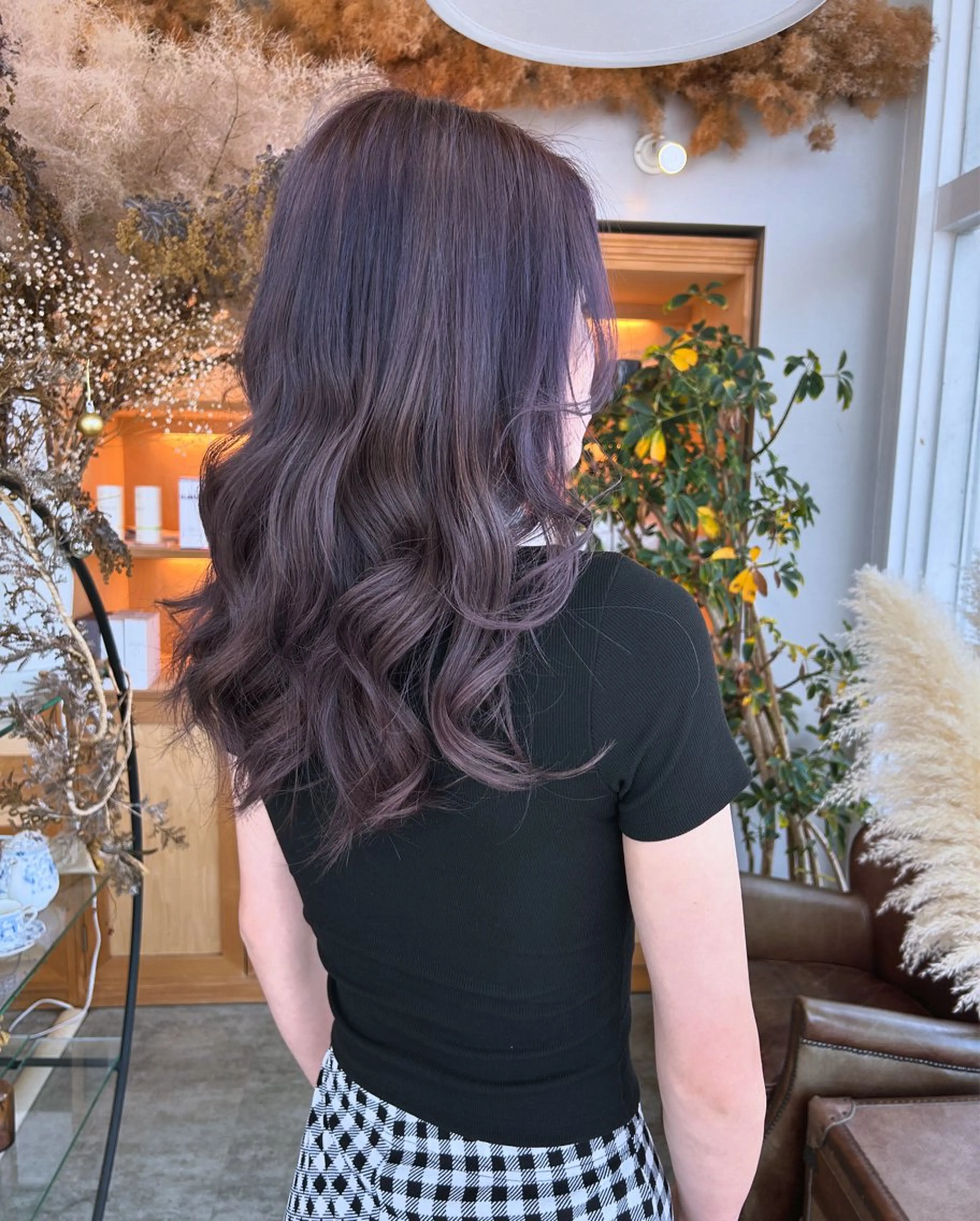 ロング ヘアカラー トリートメント YUIMARL SUZUKAのヘアスタイル