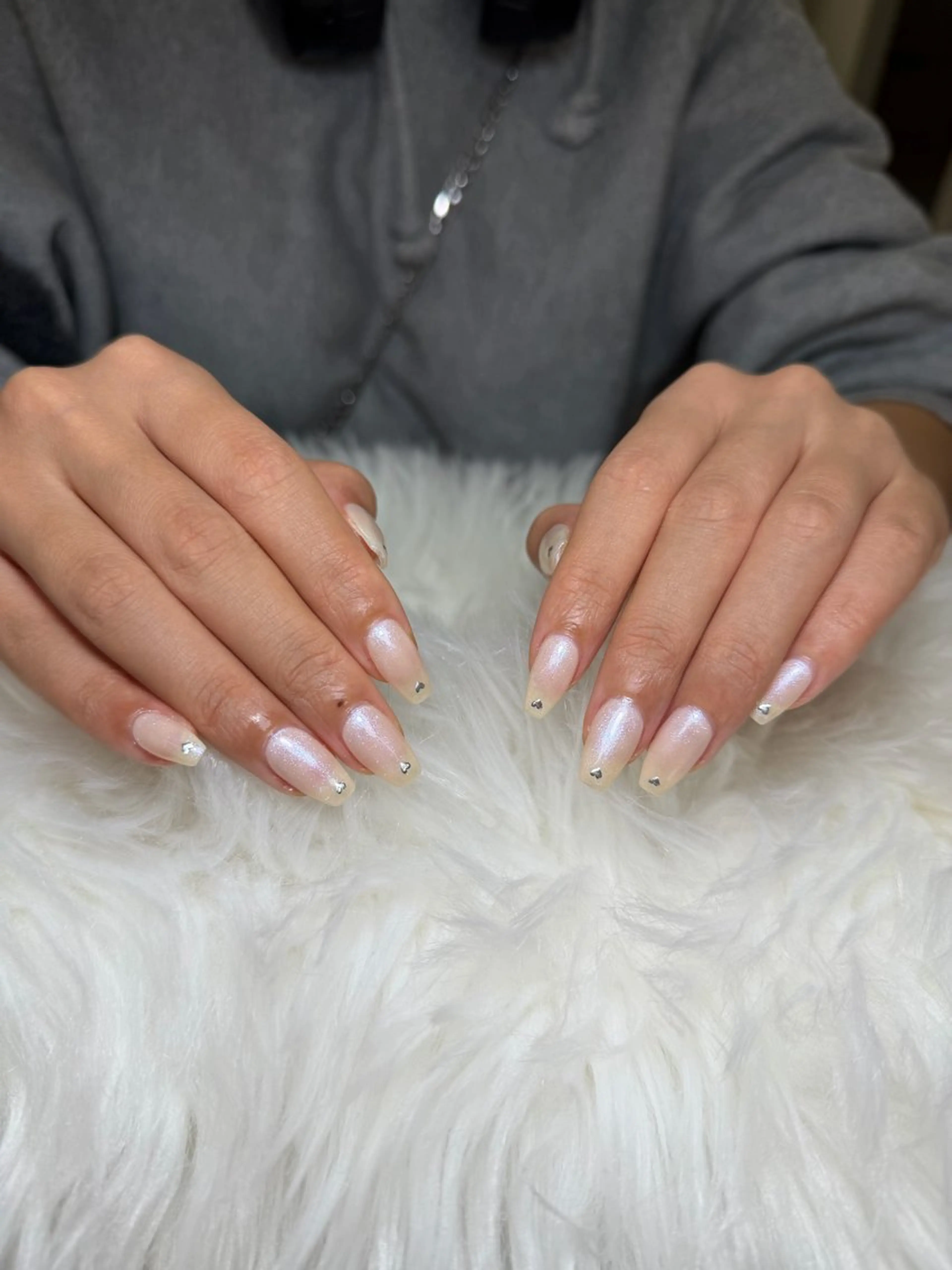 ネイル 韓国ネイル 持ち込み ニュアンスネイル ワンホンネイル ハンドネイル Mio Nailのネイルデザイン