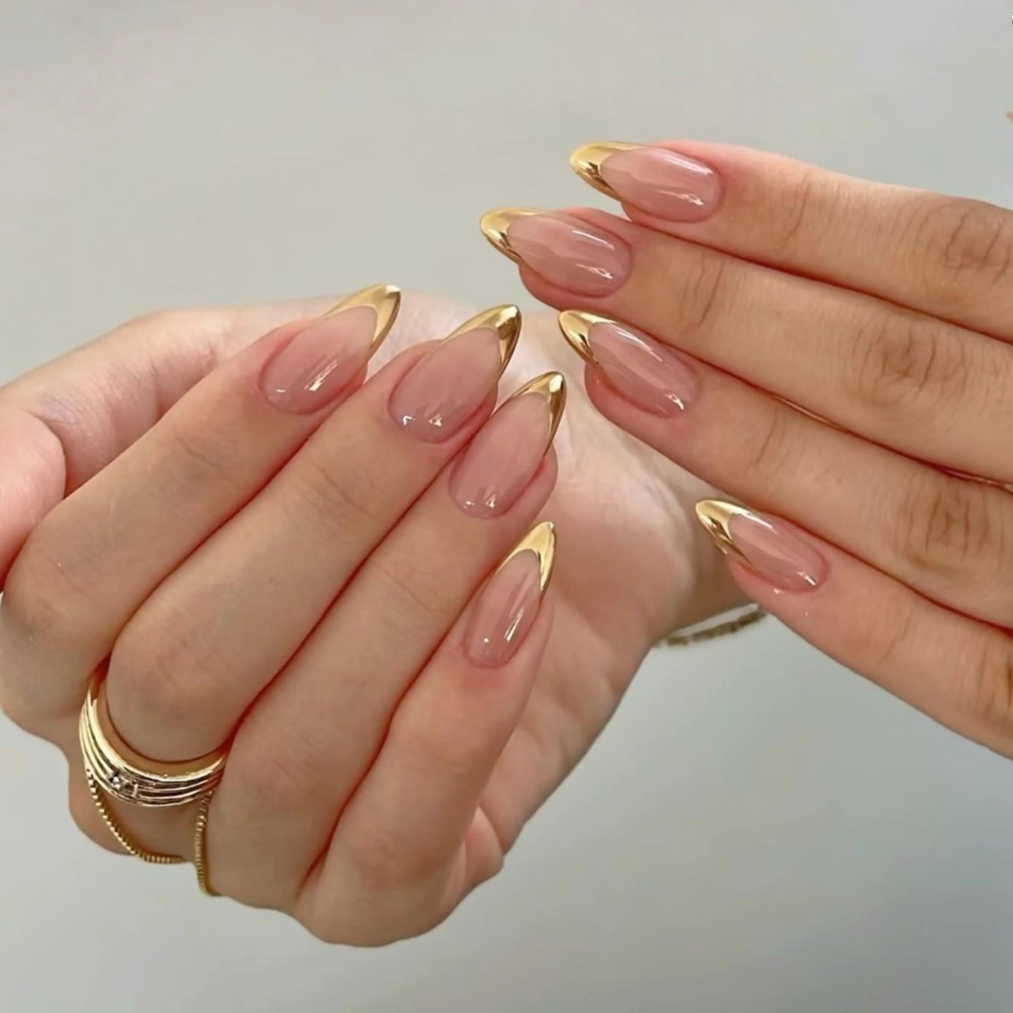 ネイル オーロラネイル チークネイル 長さ出し フットネイル フレンチネイル ハンドネイル J&C Nail Salon吉祥寺所属・YU KIのネイルデザイン