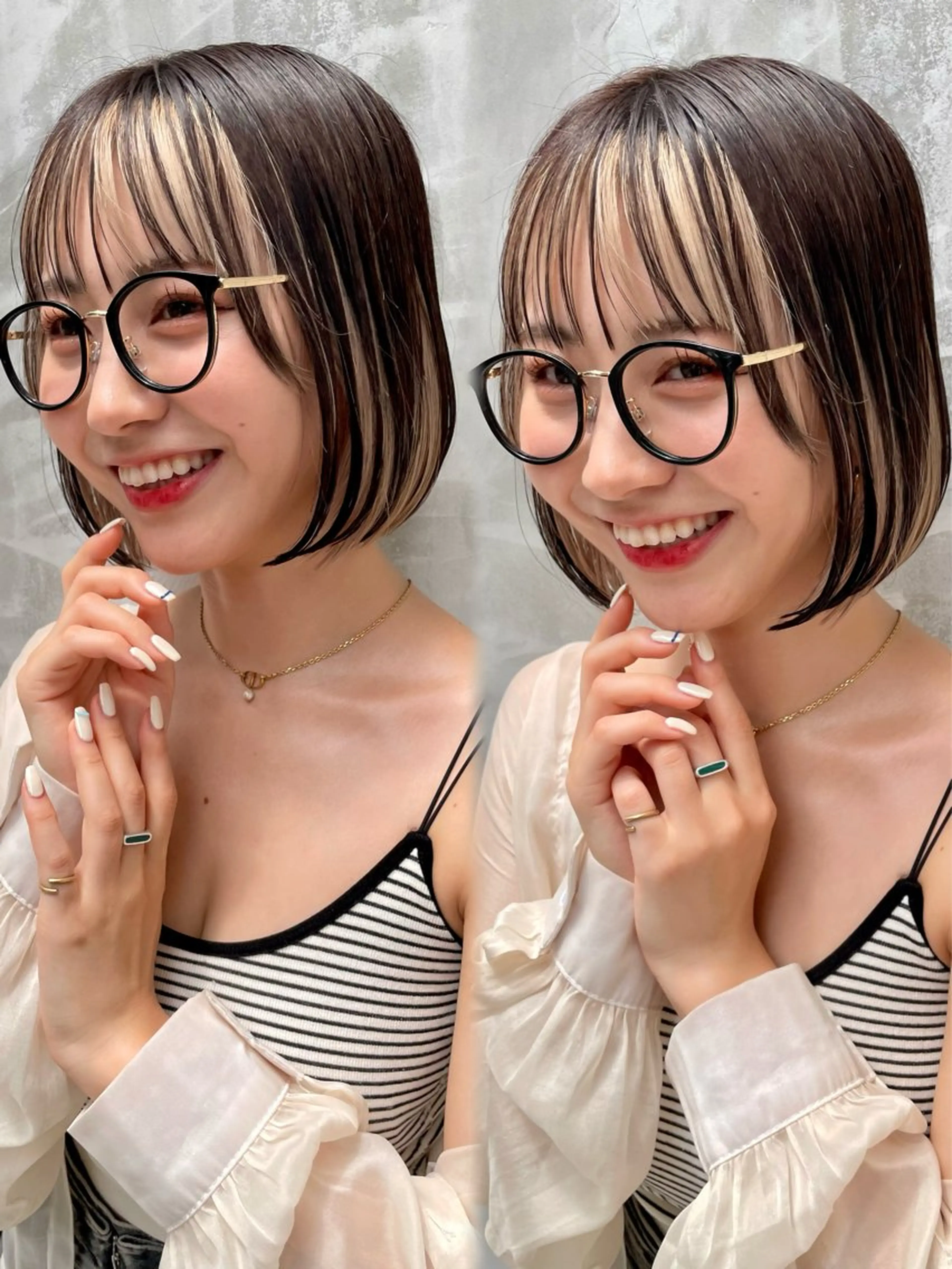 ミディアム 🔴心斎橋髪質改善 ボブ鈴木佑弥🔴のヘアスタイル