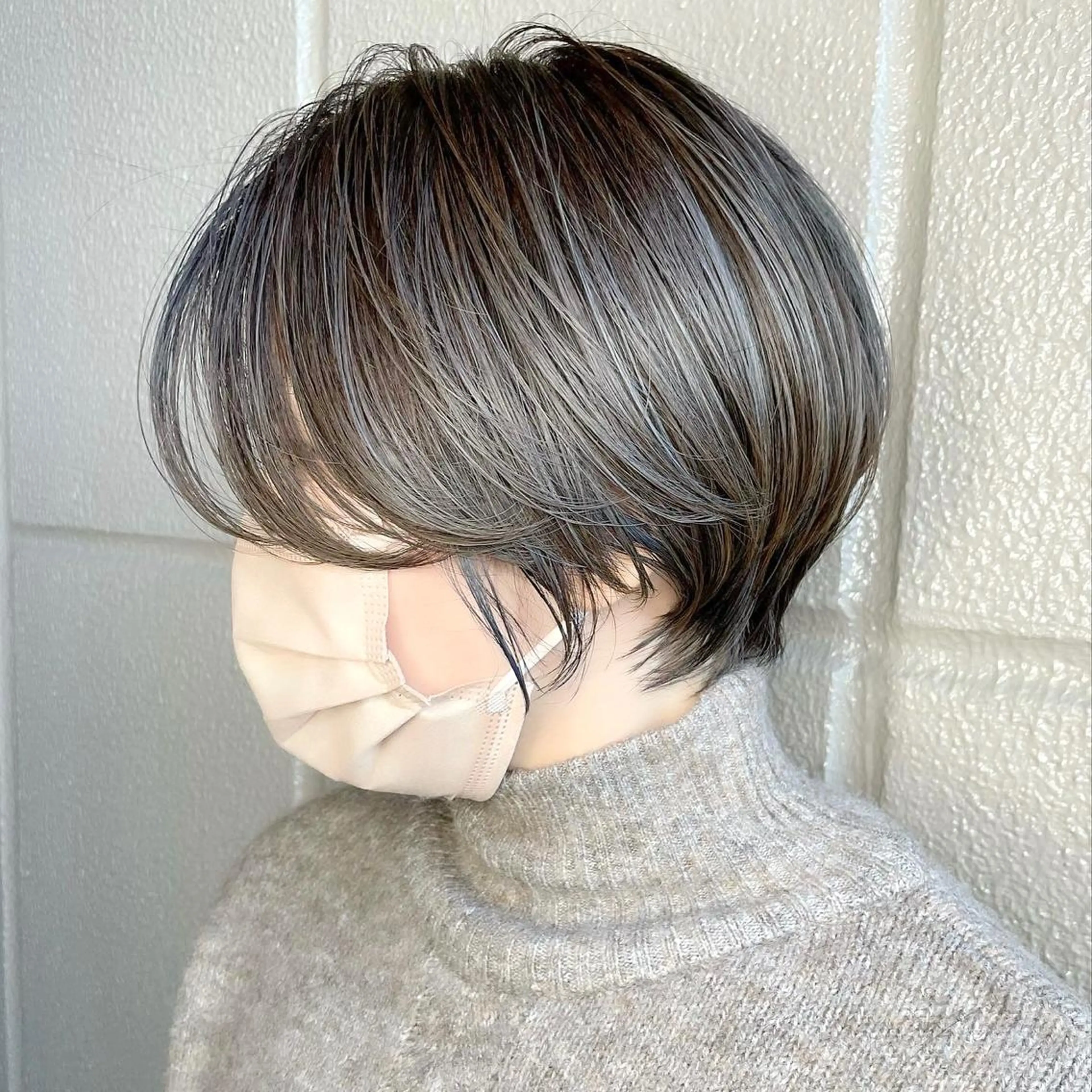 ショート カラー カット ヘアカラー トリートメント 銀座⚜️【脱白髪染め 美髪矯正】トグチのヘアスタイル