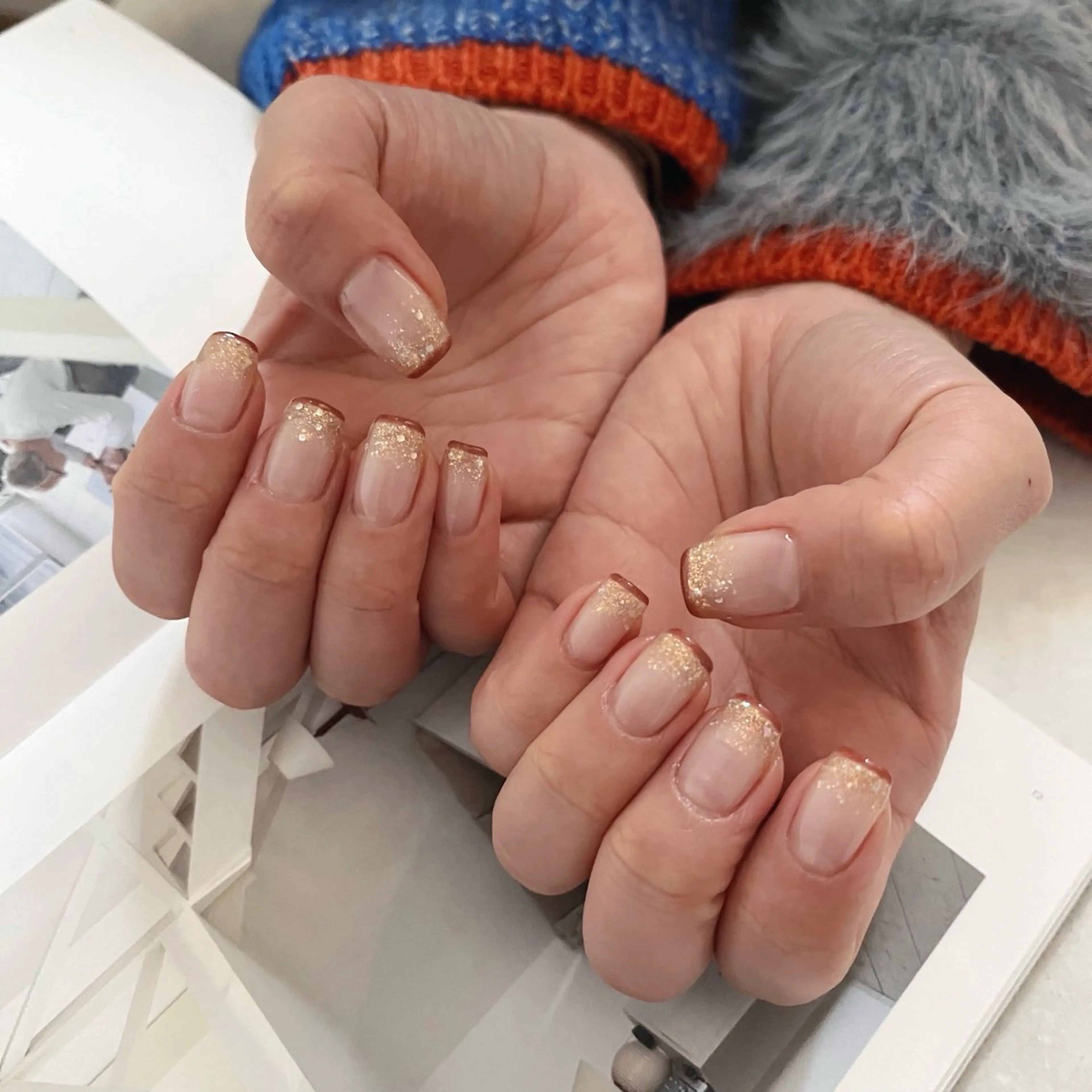 ネイル フレンチネイル K Aのネイルデザイン