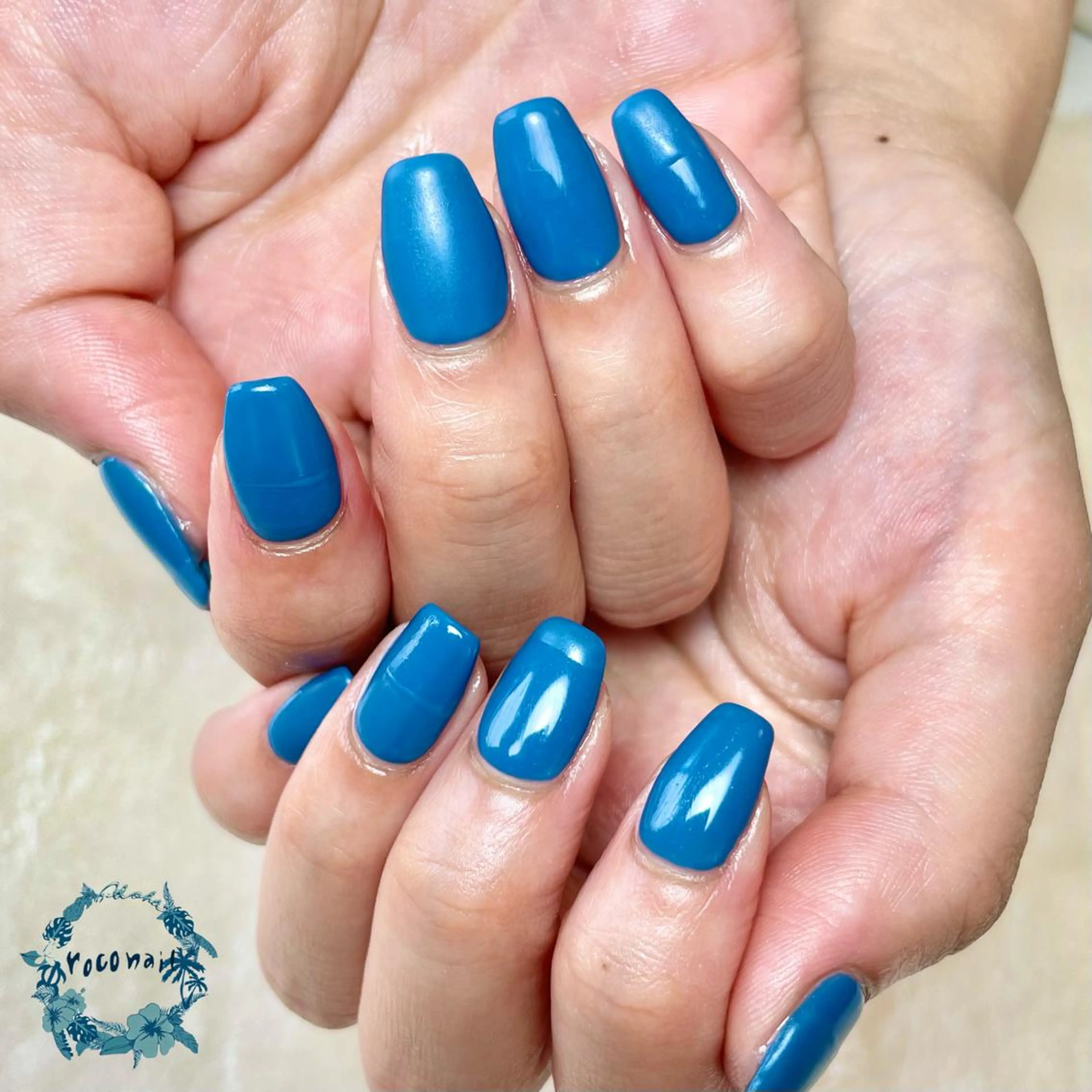 ネイル マットネイル ワンカラーネイル ハンドネイル roconail ヒロコのネイルデザイン