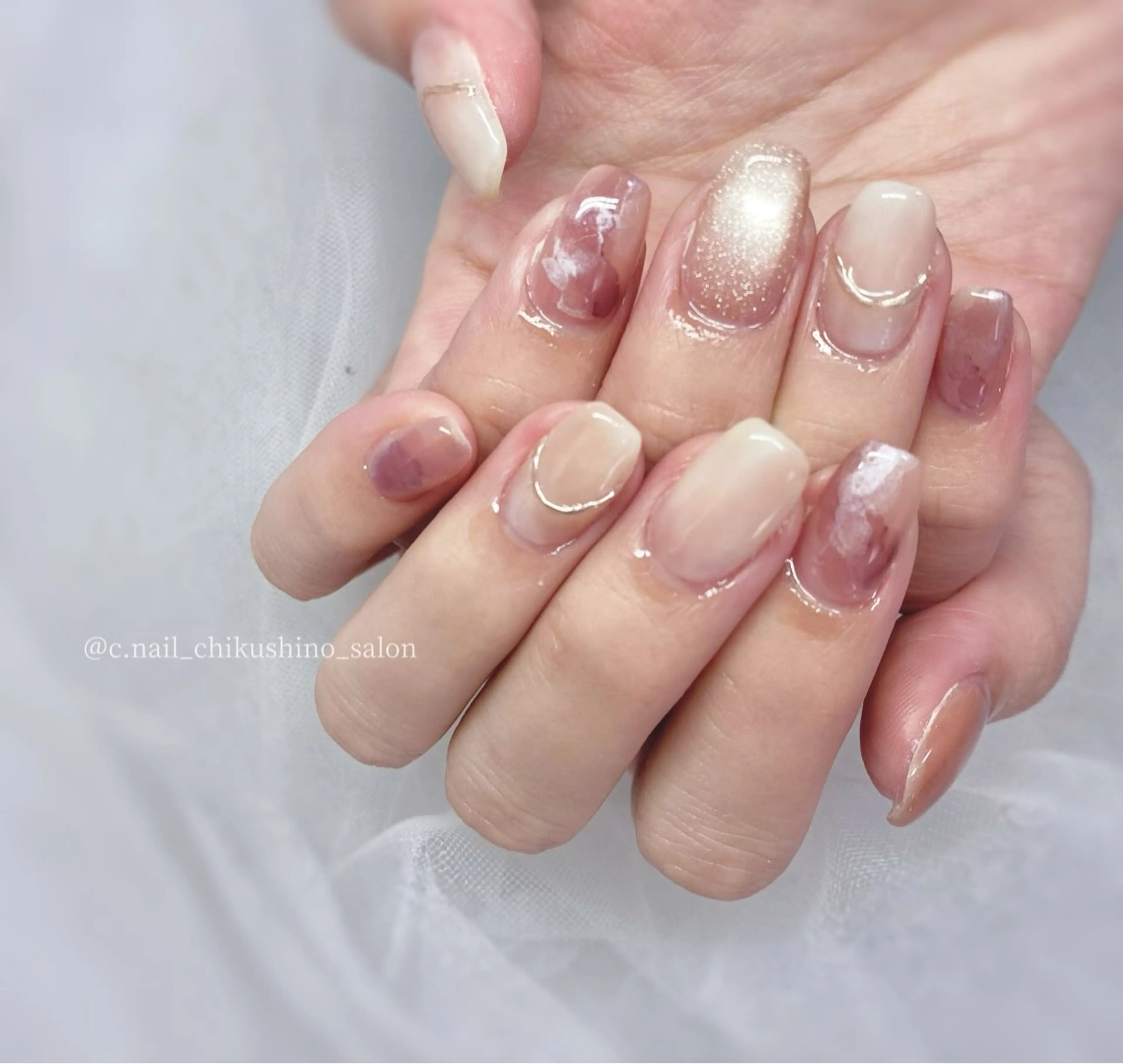 ネイル ハンドネイル C.Nail &Eye筑紫駅のネイルデザイン