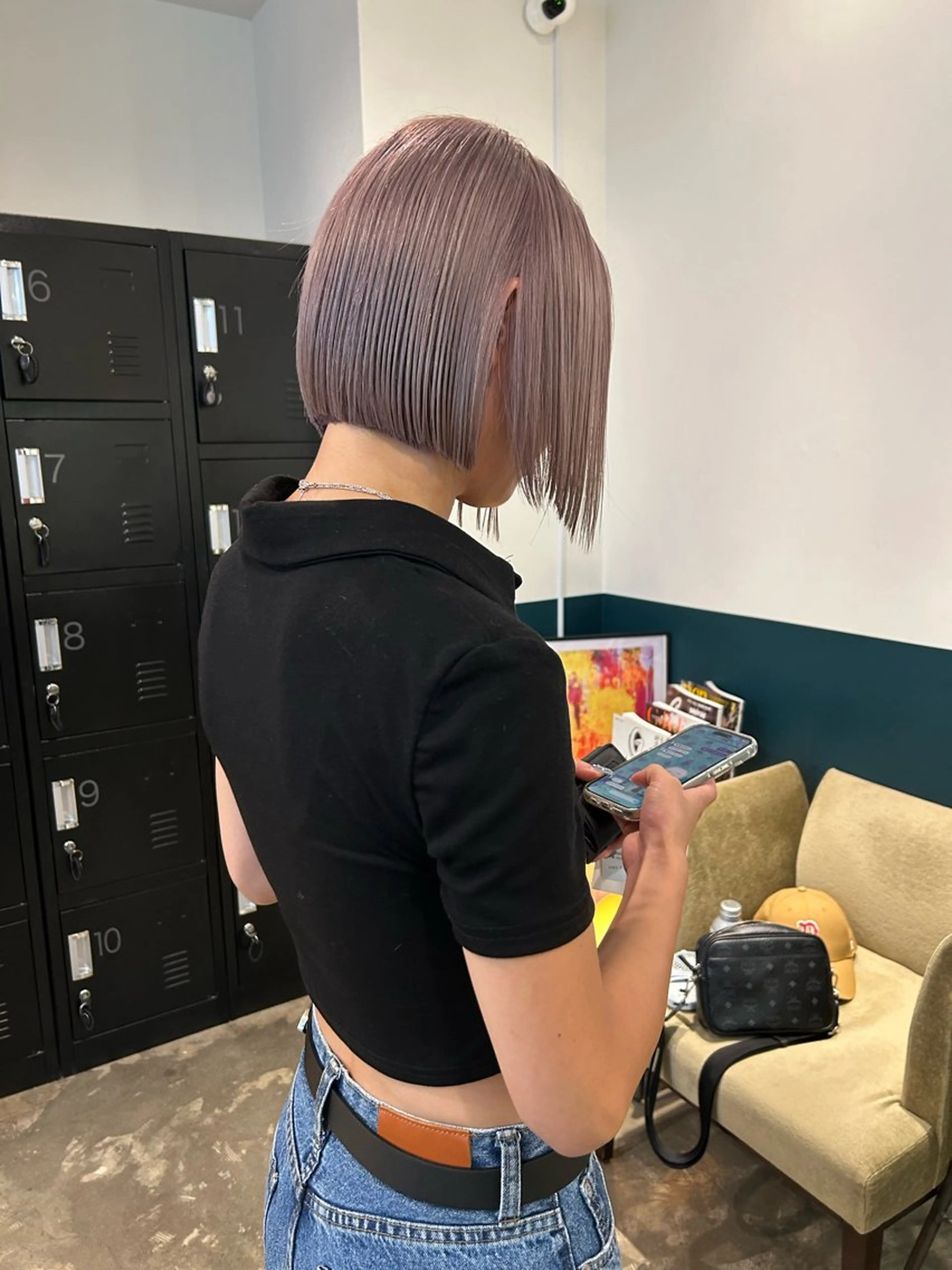 ショート カラー ベージュカラー ピンクカラー カット ヘアカラー カラーリスト菅野 竜矢🌈のヘアスタイル