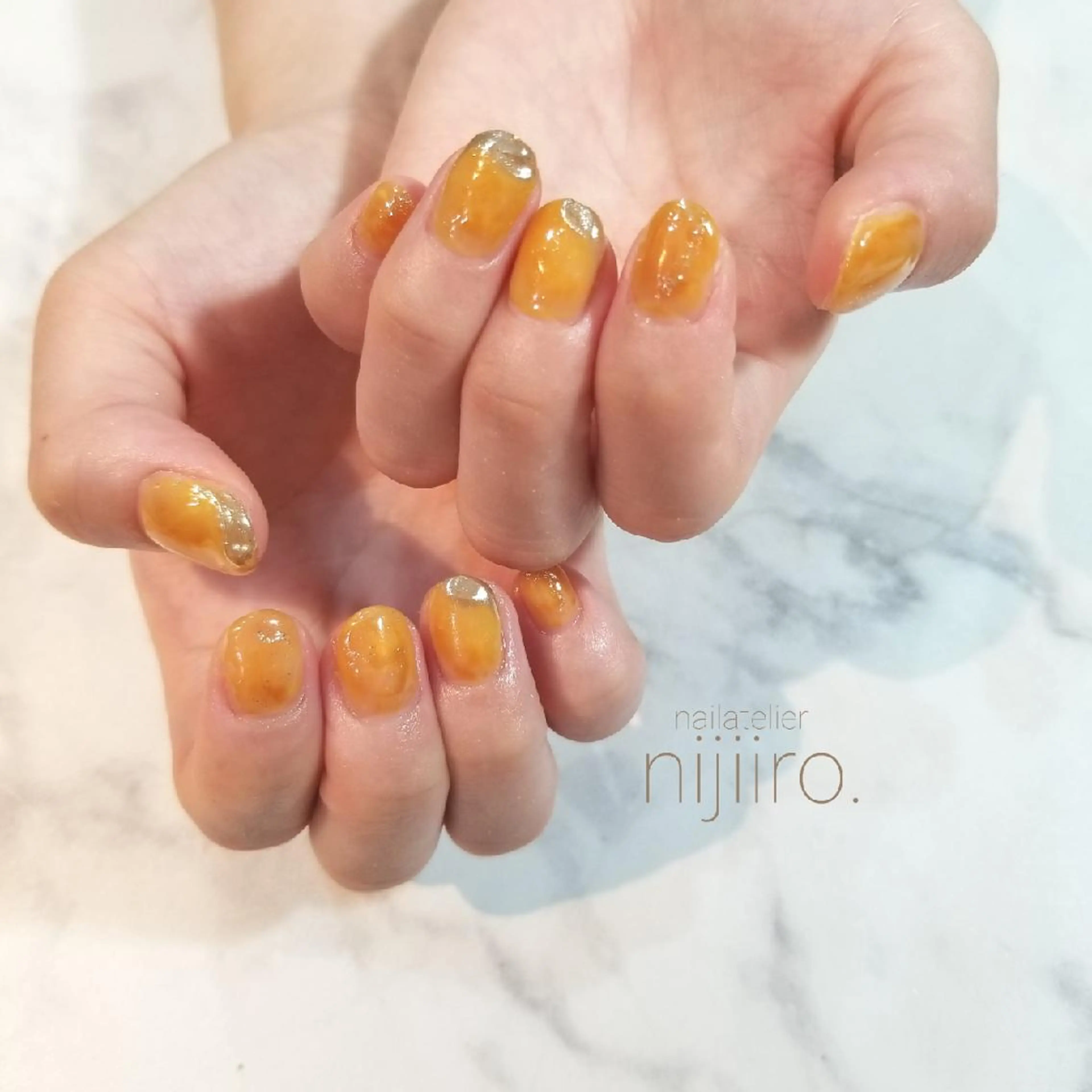 ネイル ハンドネイル nailatelier nijiiro.所属・nijiiro🌈 サトウのネイルデザイン