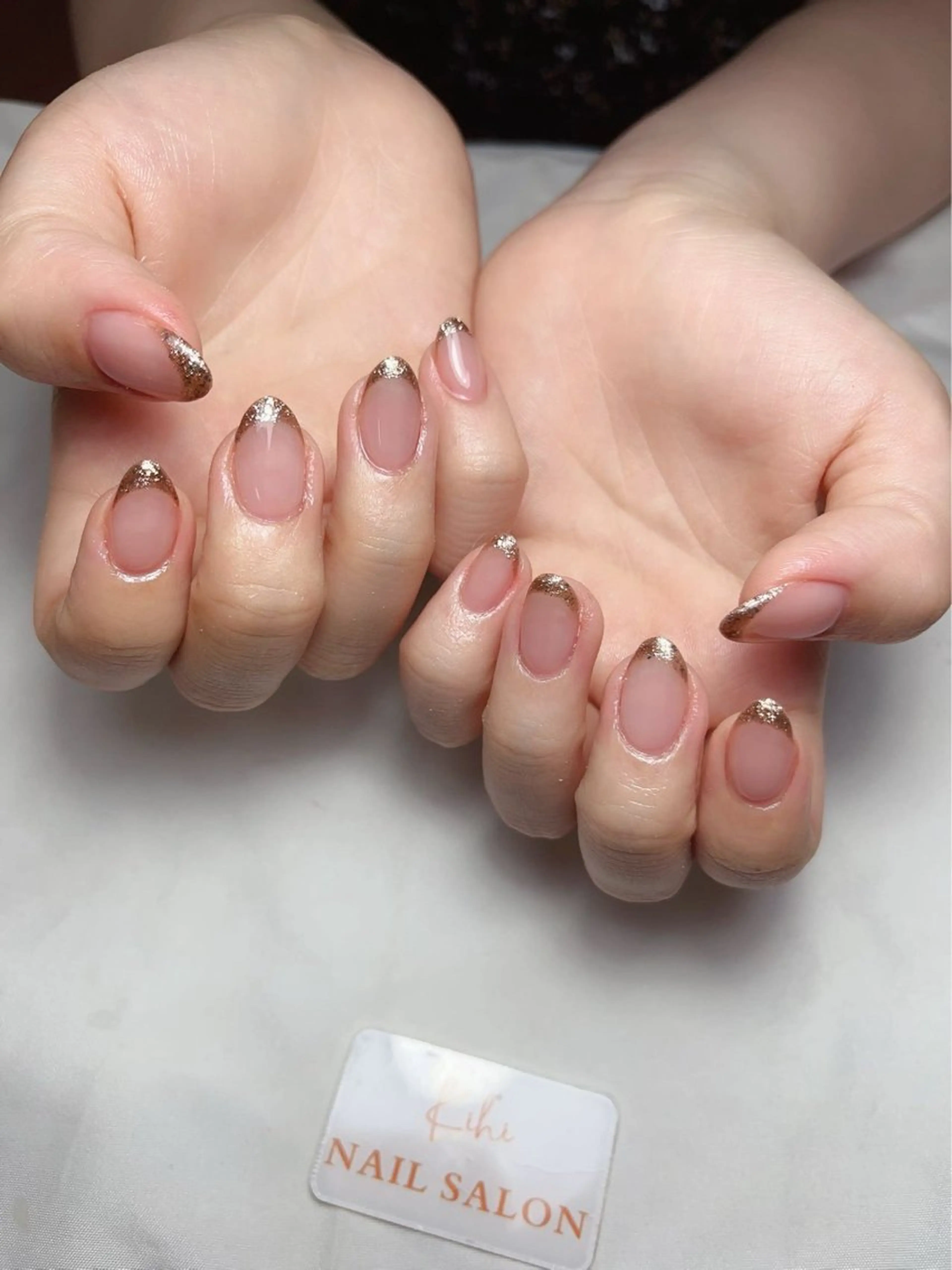 ネイル アートネイル フレンチネイル ジェルネイル グラデーション 韓国ネイル ハンドネイル 💕鈴木ユリ パラジェル/オフ無料のネイルデザイン