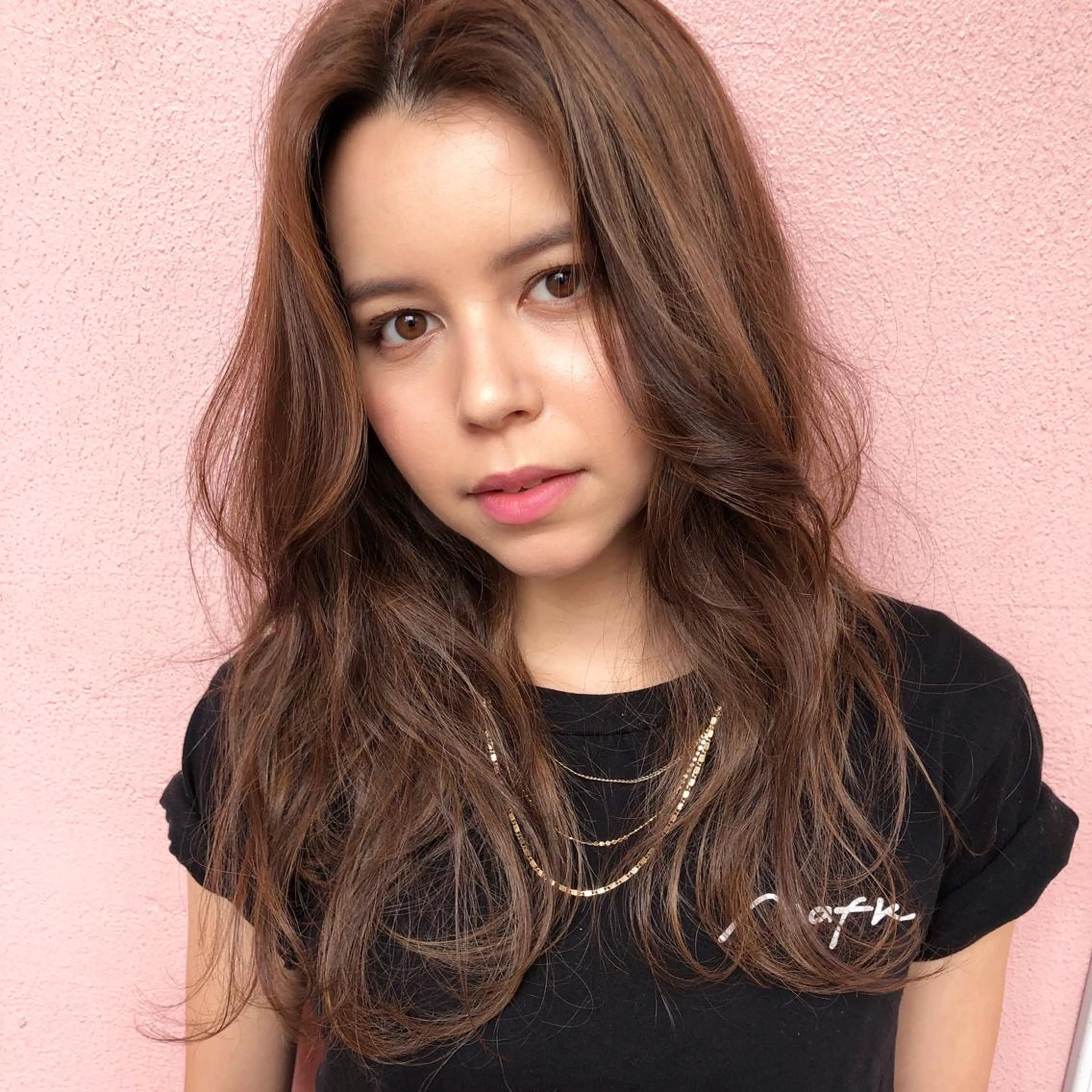 セミロング 切りっぱなしボブ セミロングパーマ アッシュ ボブ 外国人風カラー また会いたくなる 美容師【KENTA】のヘアスタイル