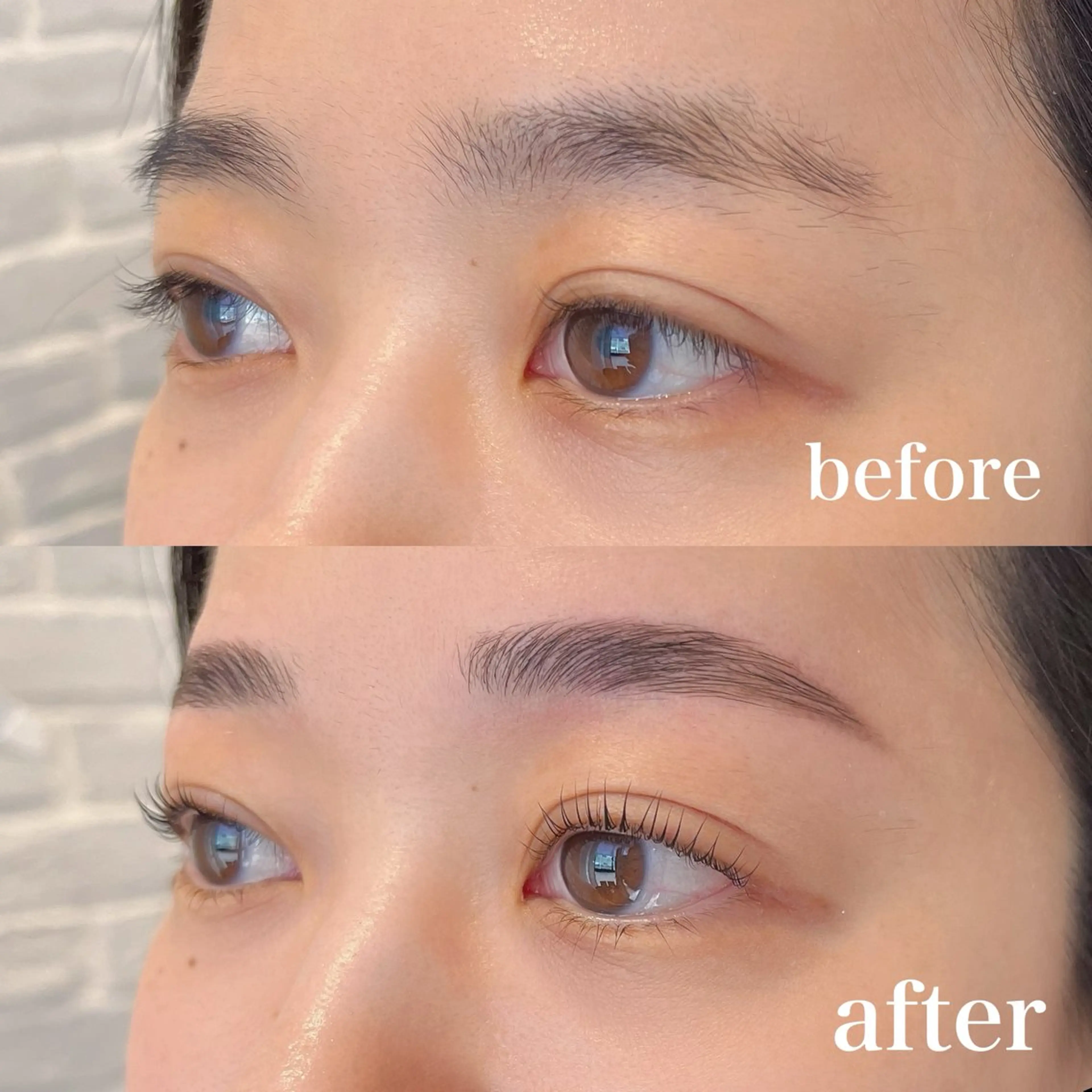 美眉アイブロウWAX+HBL+パリジェンヌorまつげパーマの写真