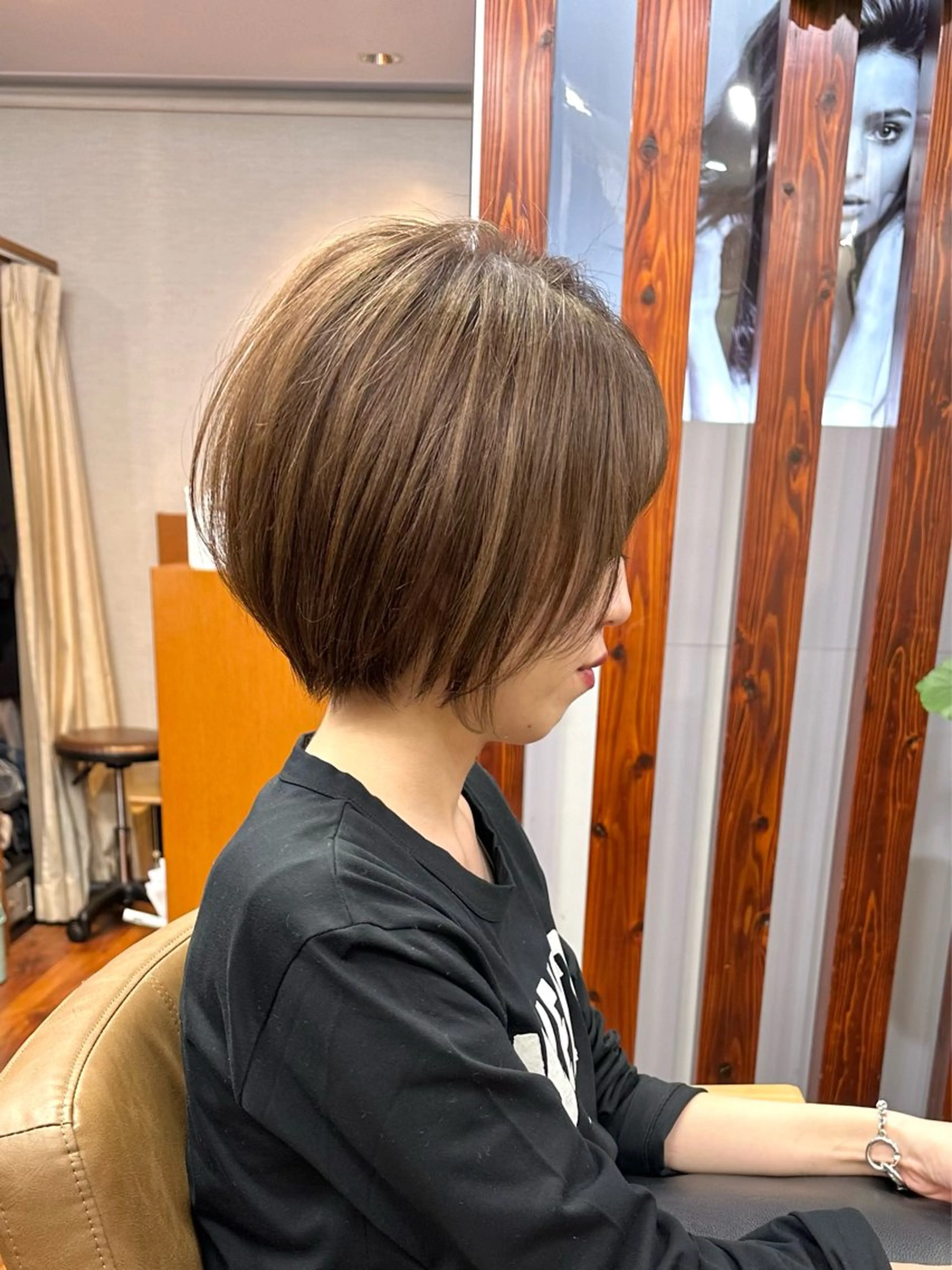 ショート カラー 丸みショート ショートヘア カット ✨美髪矯正&ショート の小林✨のヘアスタイル