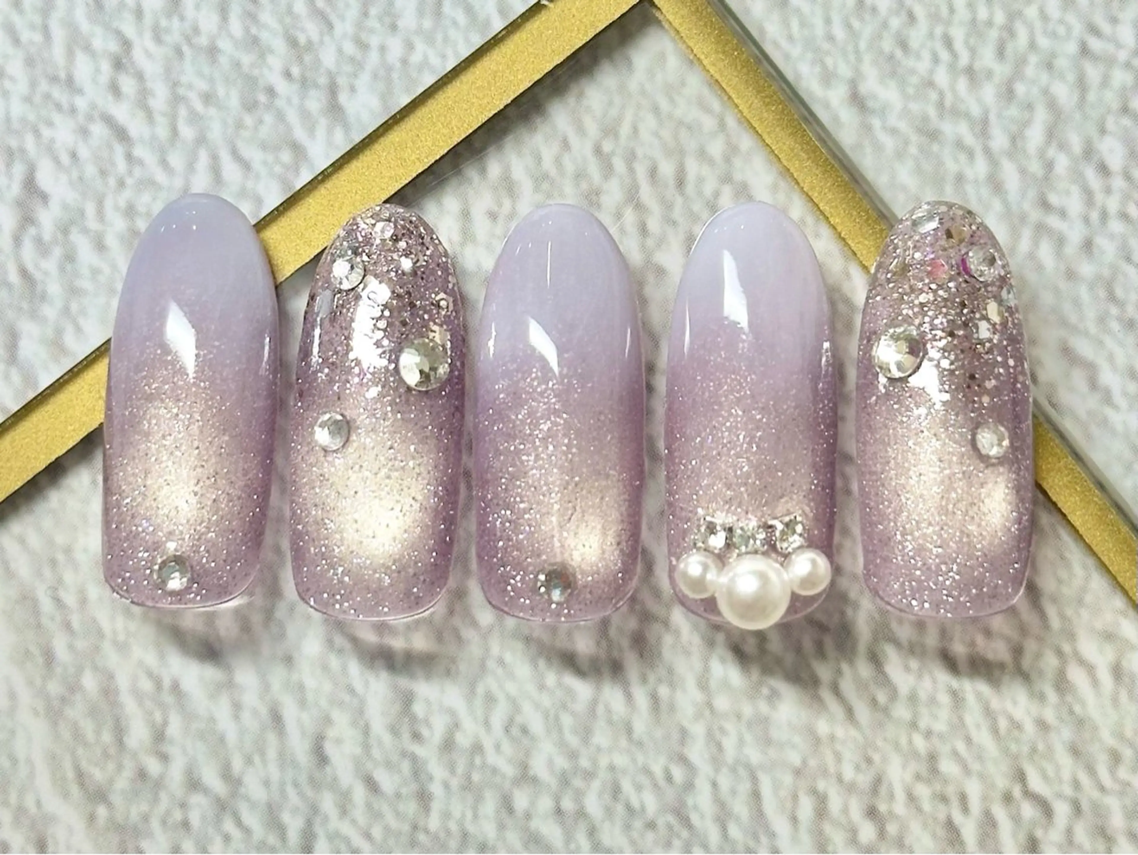 ネイル ハンドネイル TOPAZ恵比寿所属・Tsuno Nagisaのネイルデザイン