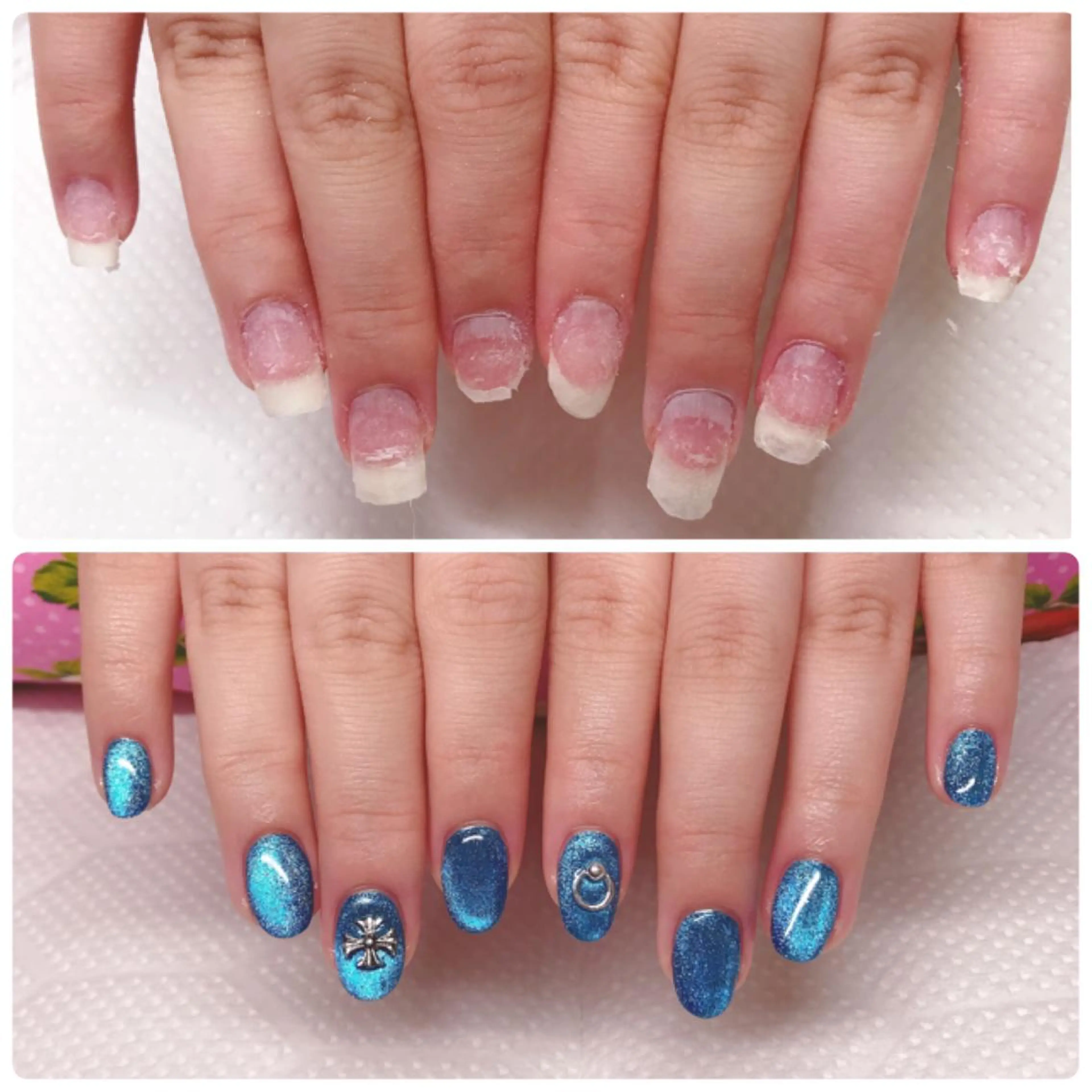 ネイル ハンドネイル フットネイル 深爪を断らない スカルプ高評価店のネイルデザイン