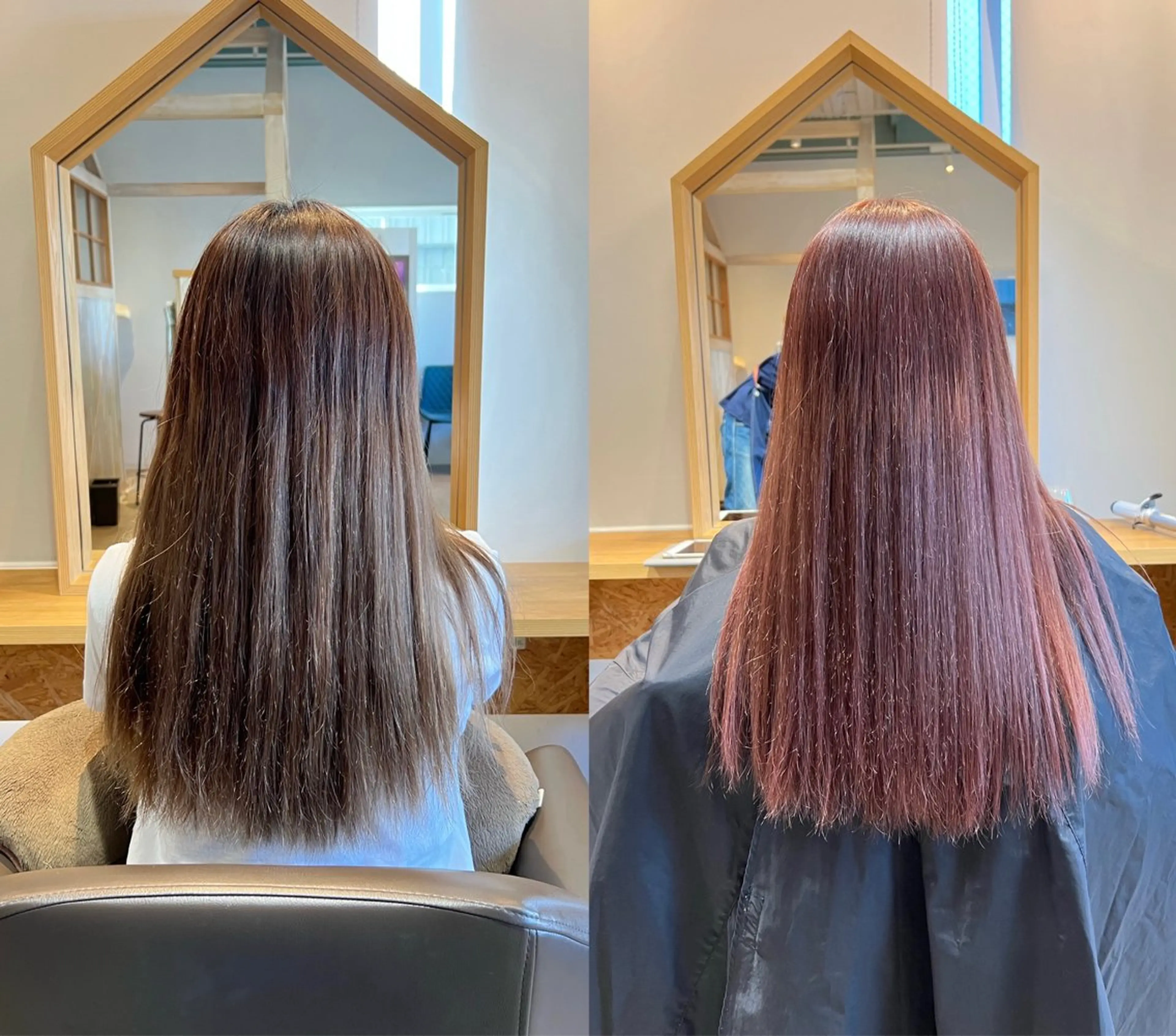 ロング カラー ベージュカラー ピンクカラー ピンクベージュ 北花田美容師🍃村尾 光太/むらのヘアスタイル