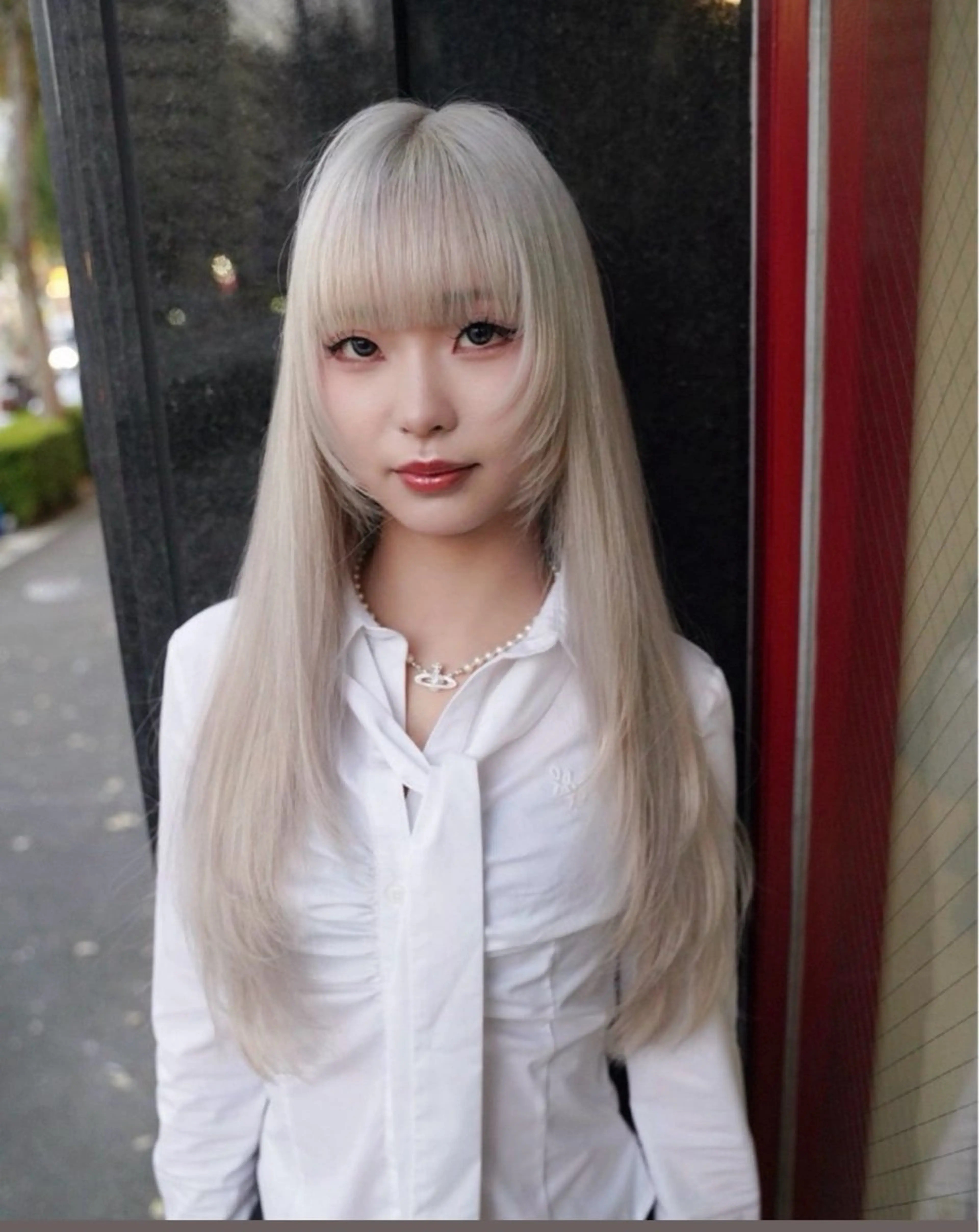 カラー 原宿/ハイトーン ⭐︎airi⭐︎のヘアスタイル