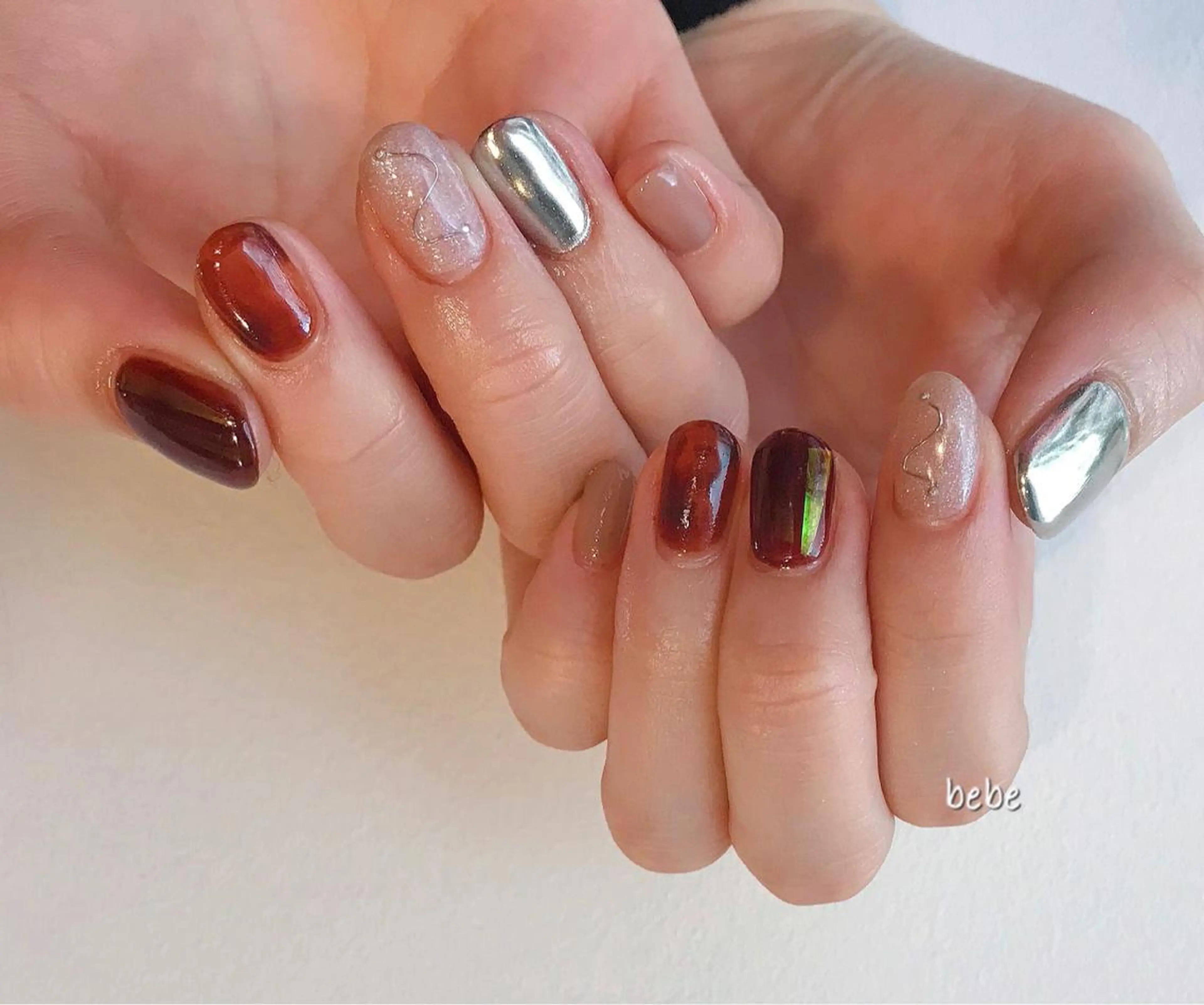 ネイル ニュアンスネイル ハンドネイル Ann. nail.tokyo所属・Ann nailのネイルデザイン