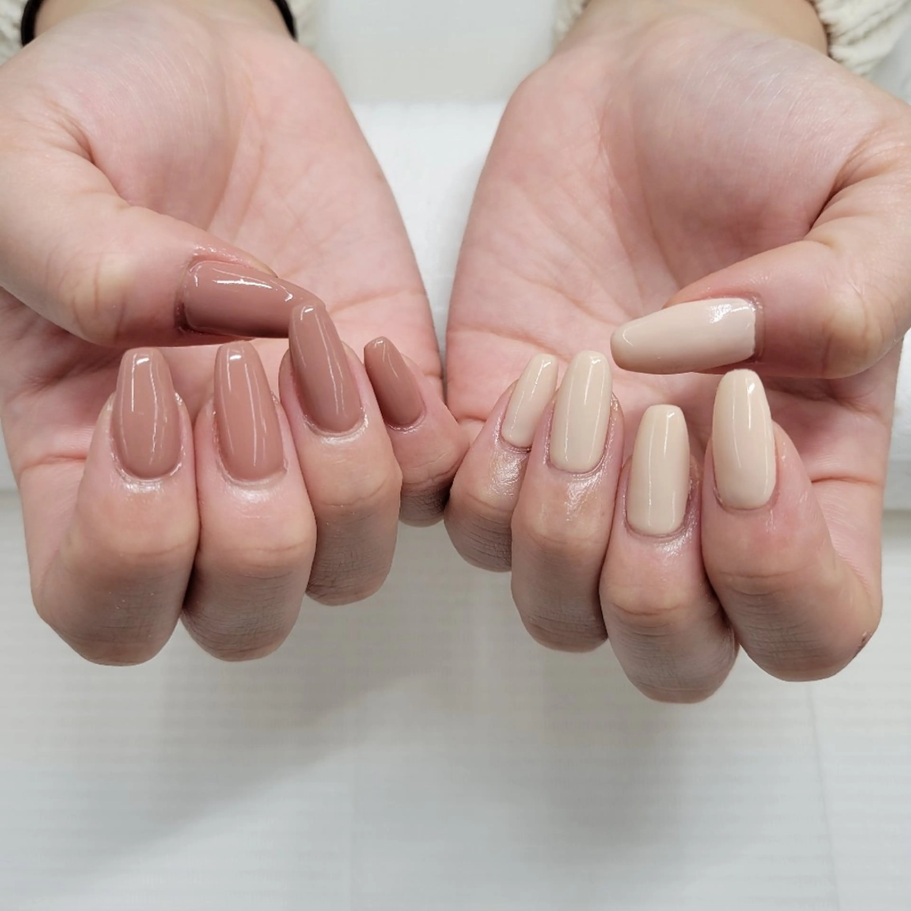 ネイル シンプルネイル ハンドネイル タニグチ ミカのネイルデザイン