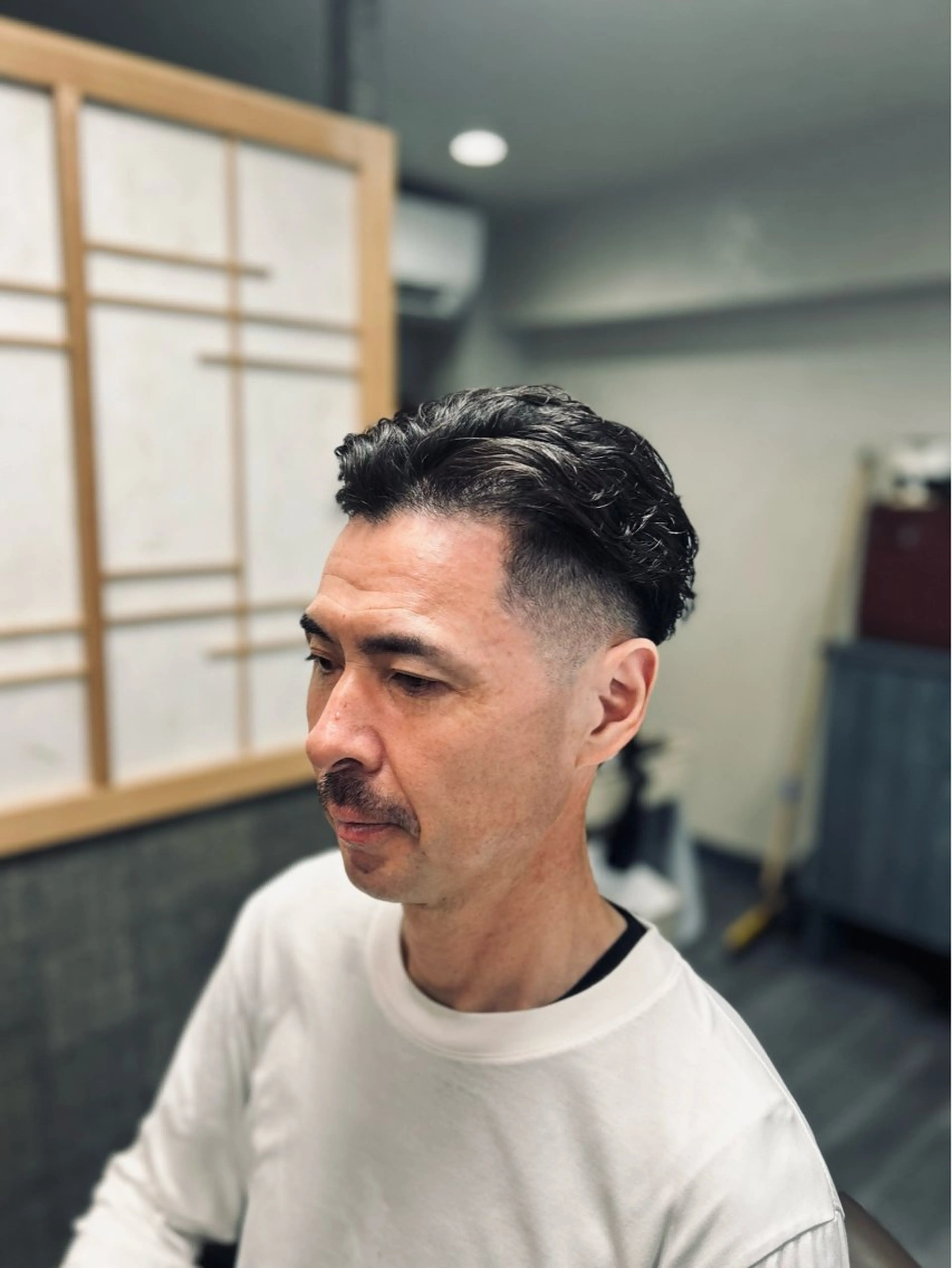 パーマ メンズ フェードカット カット パーマ メンズカット/ 雄大のヘアスタイル