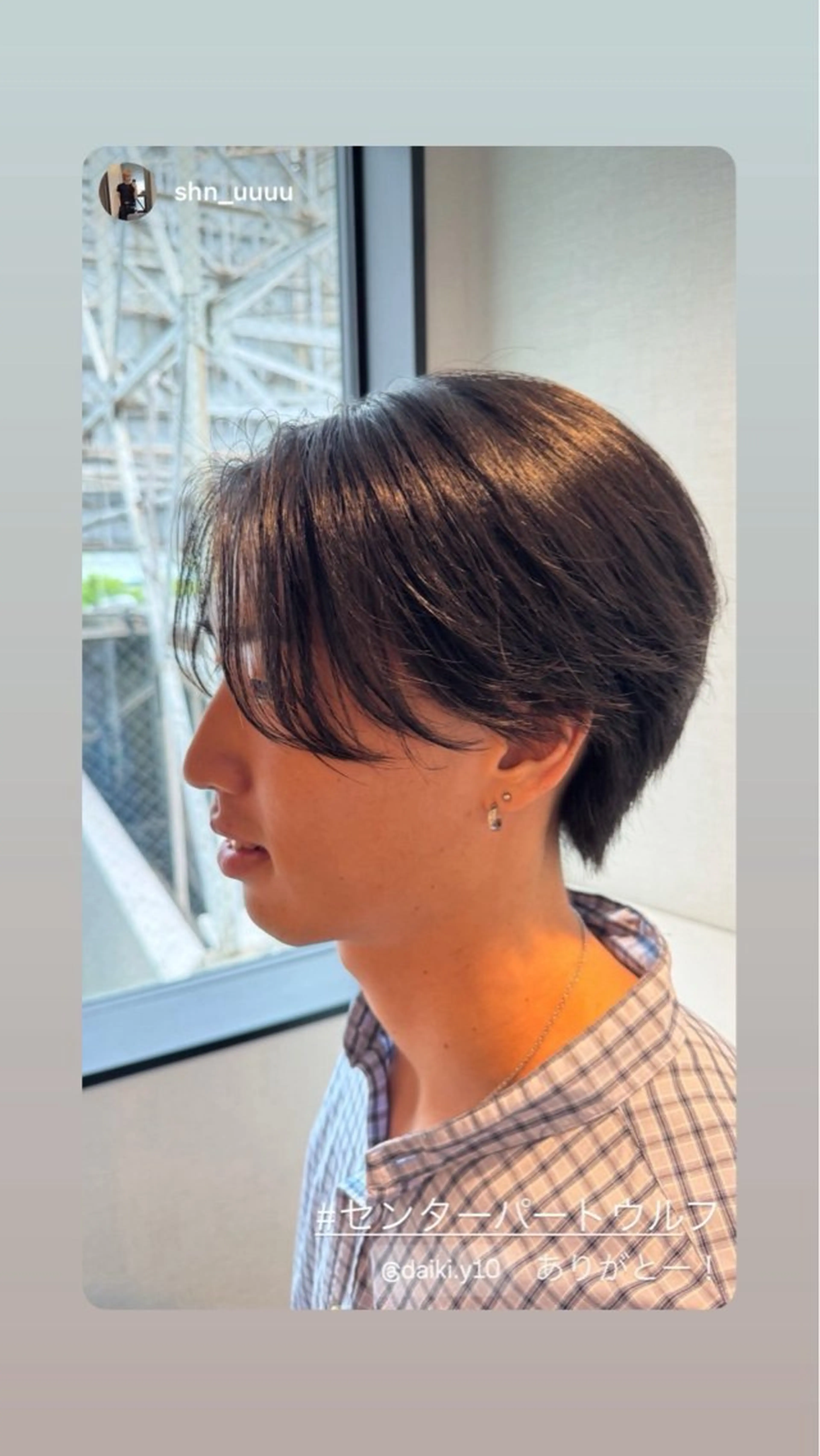 ショート カラー パーマ メンズ MODE K's laviebelleのヘアスタイル