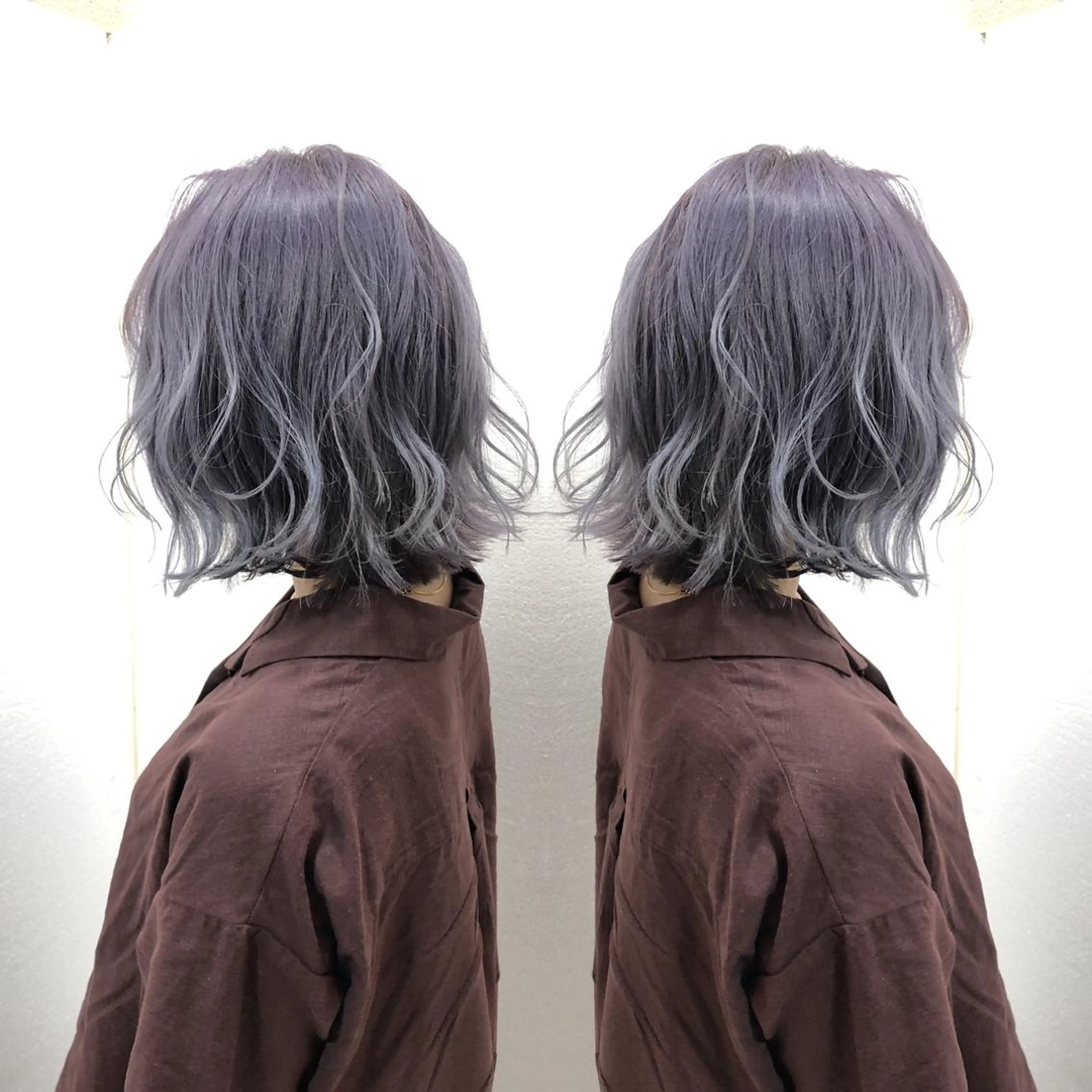 ミディアム カラー アディクシーカラー ブリーチ 髪質改善特化サロン ICONIQ天神店のヘアスタイル