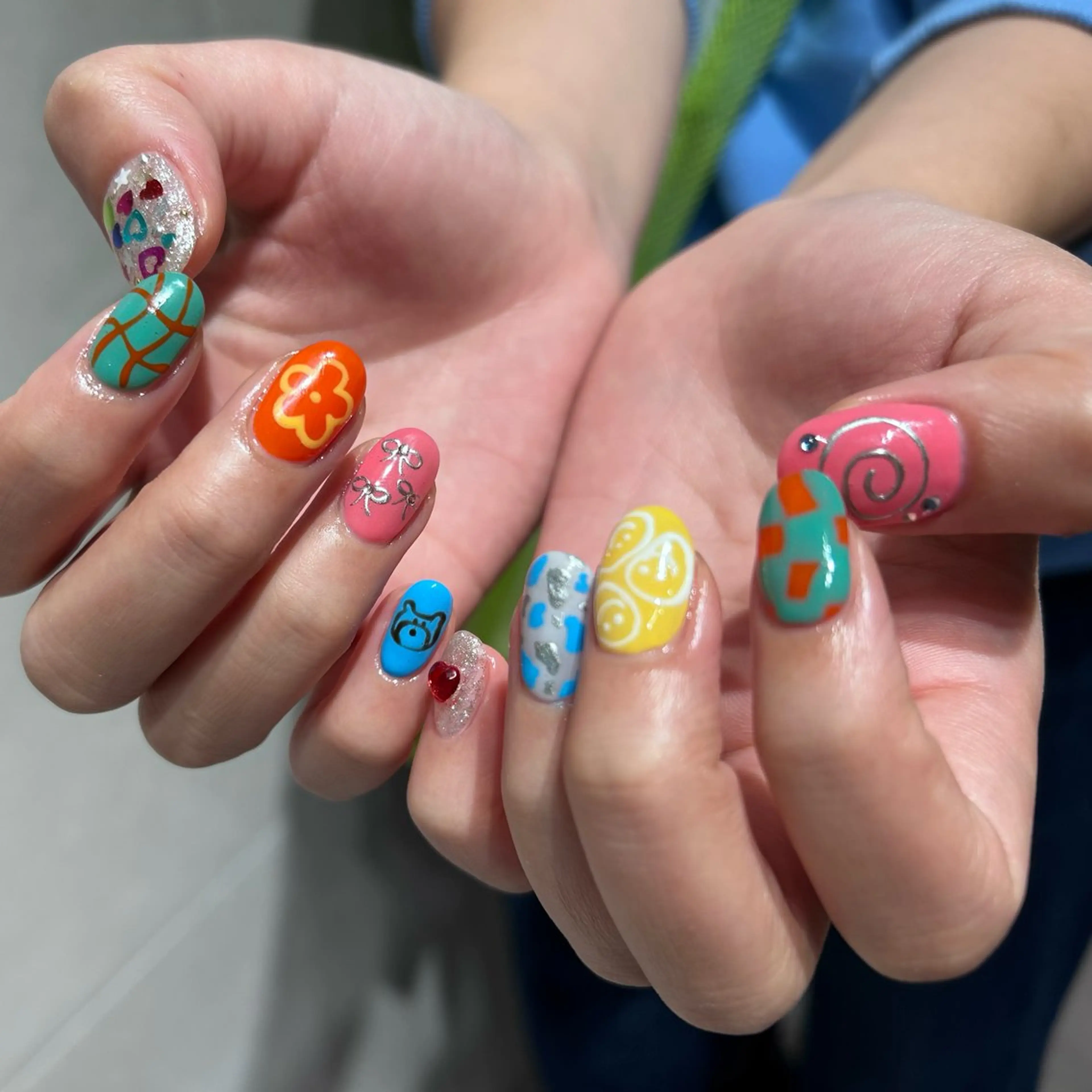 ネイル ハンドネイル junna のぞいてねのネイルデザイン