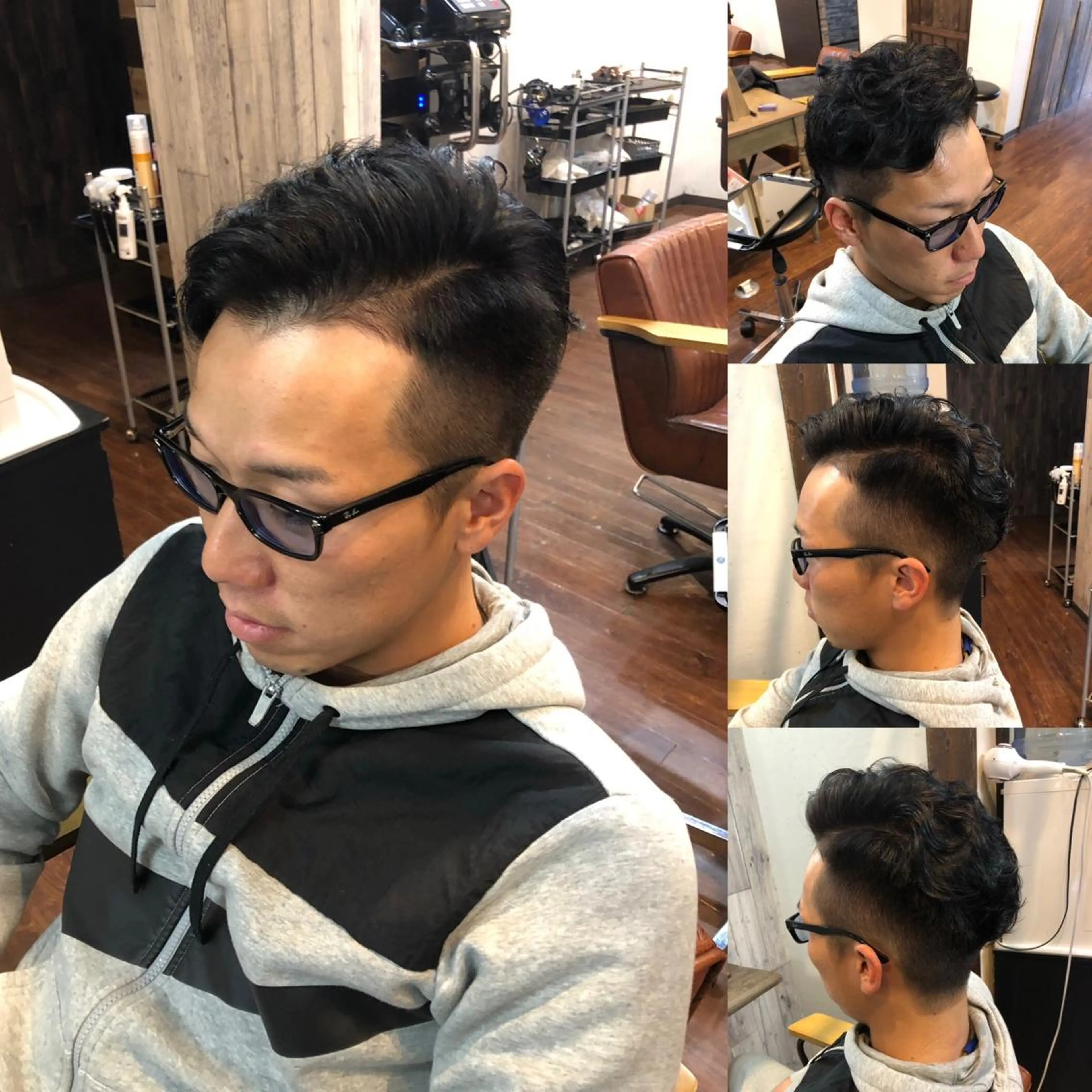 ショート パーマ メンズ カット パーマ メンズ大歓迎 ★feniceのヘアスタイル