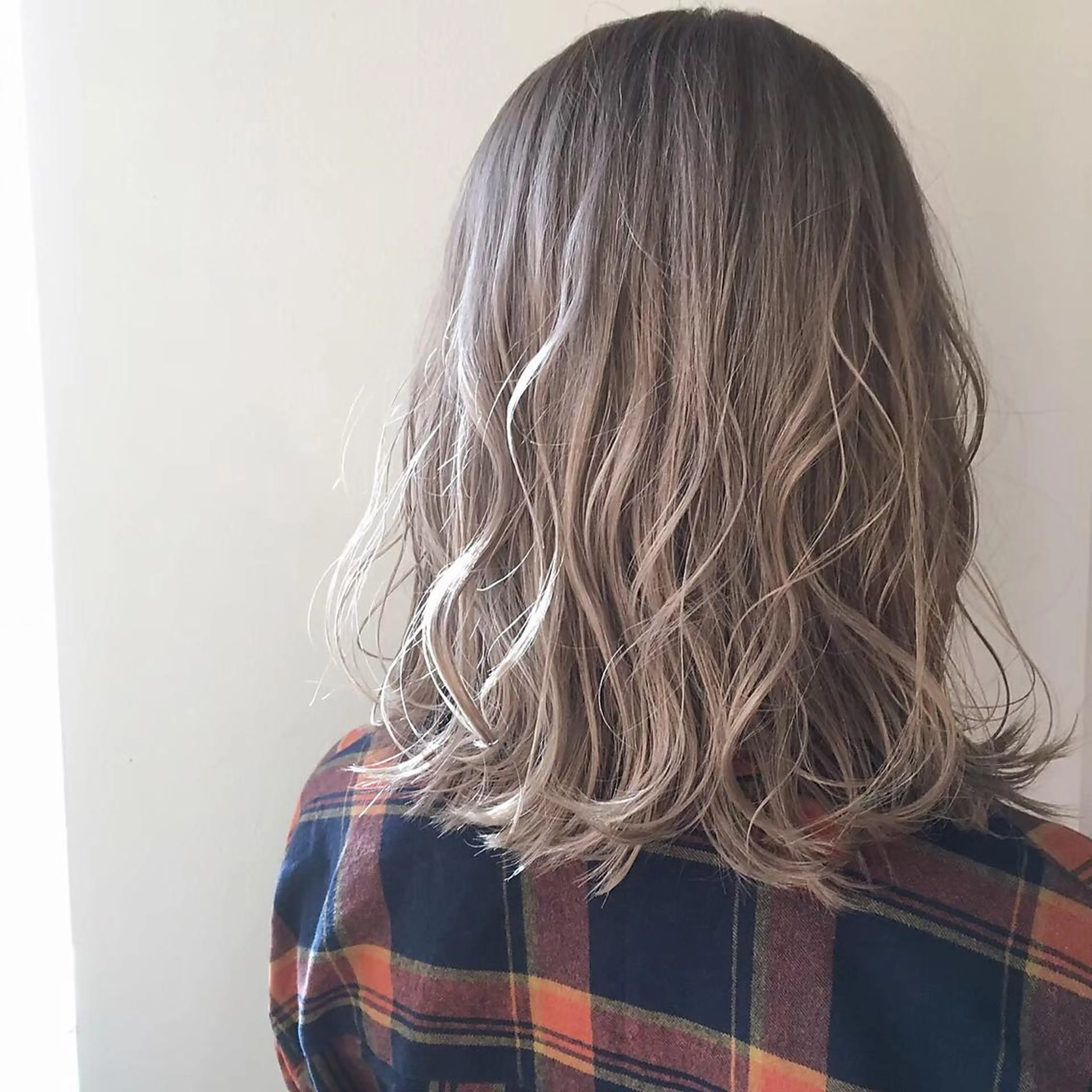 ミディアム カラー パーマ 💘透明感カラー💘 沖本 将宏のヘアスタイル