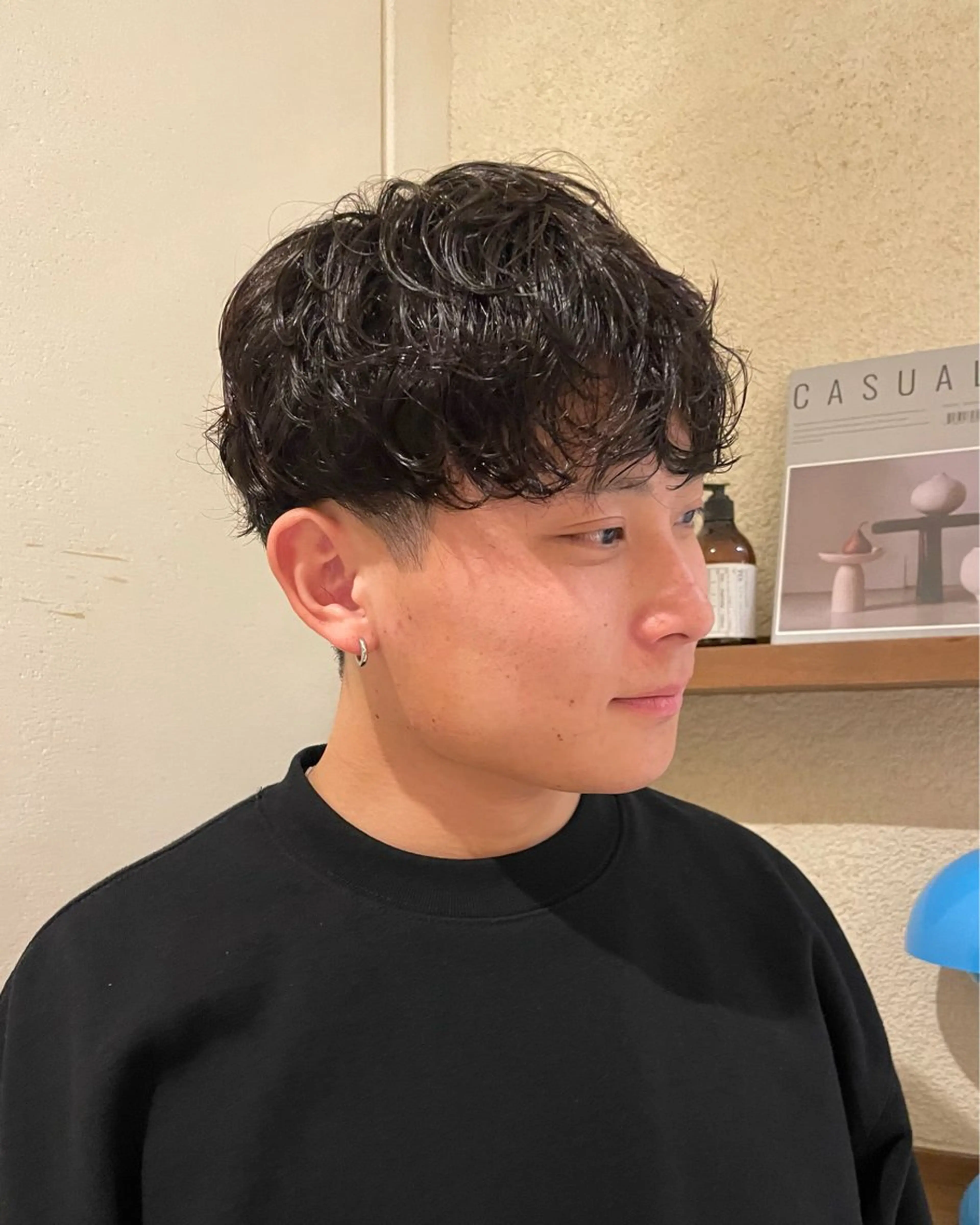 メンズパーマ🧑🏻‍🦱🌀の写真