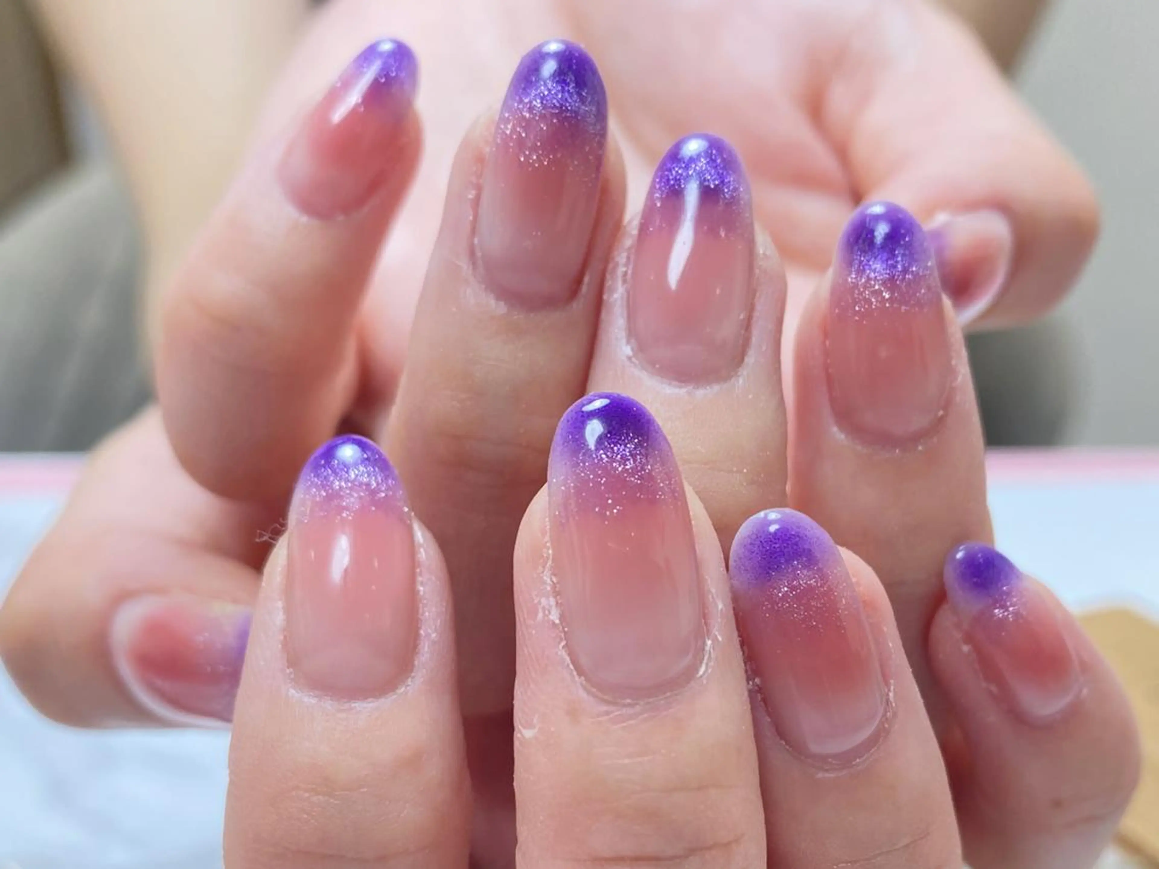 ネイル アートネイル オーロラネイル ガーリー キラキラネイル マグネットネイル DIAMOND 💦のネイルデザイン