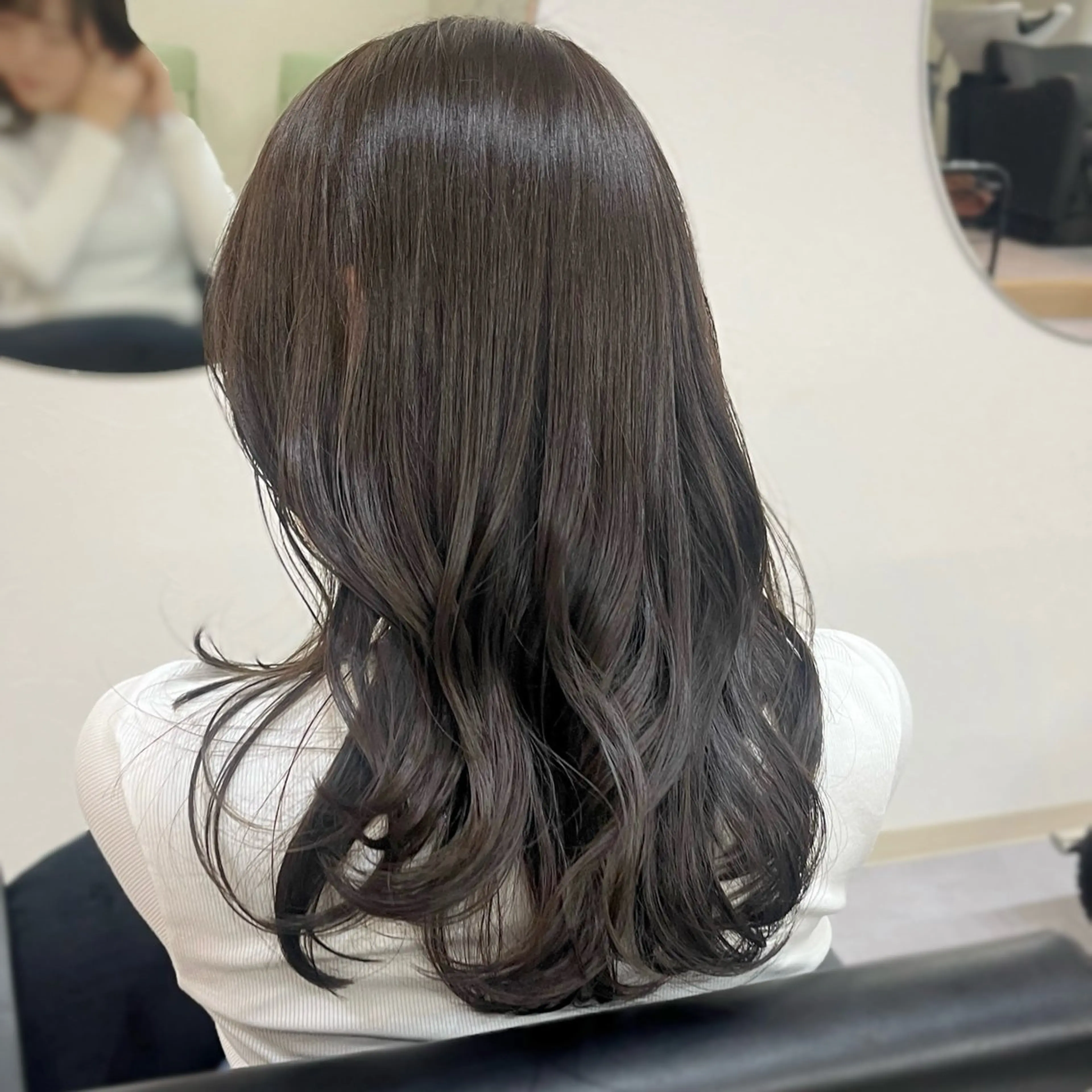ロング ボブ/透明感カラー /坂口恵梨子のヘアスタイル