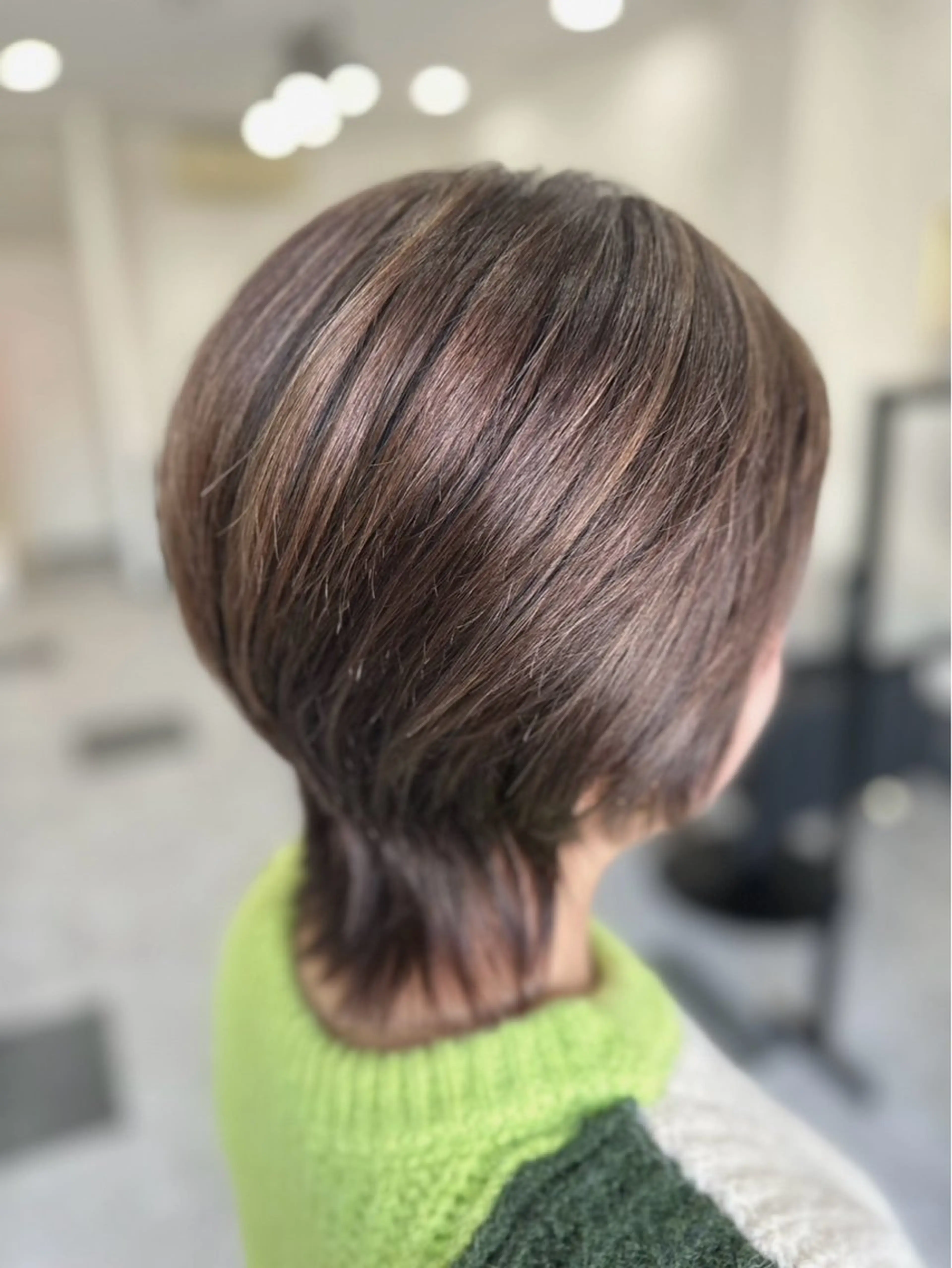 ショート ハイライト 髪質改善 レイヤーカット ショートヘア 縮毛矯正 ヘアカラー SUGAMI ✴︎ Hikariのヘアスタイル