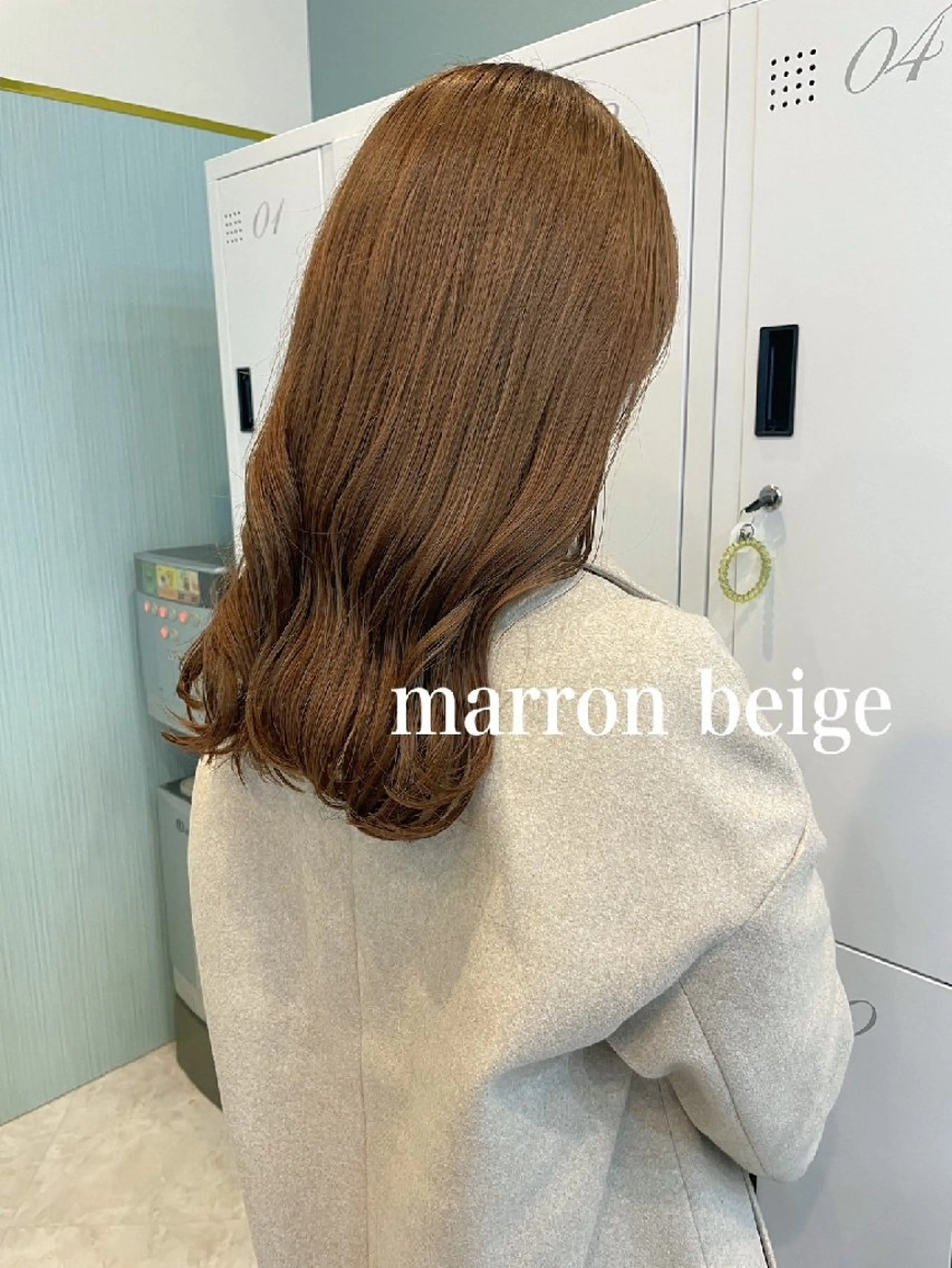 セミロング カラー 暗髪艶カラー/ 髪質改善TR/maiのヘアスタイル