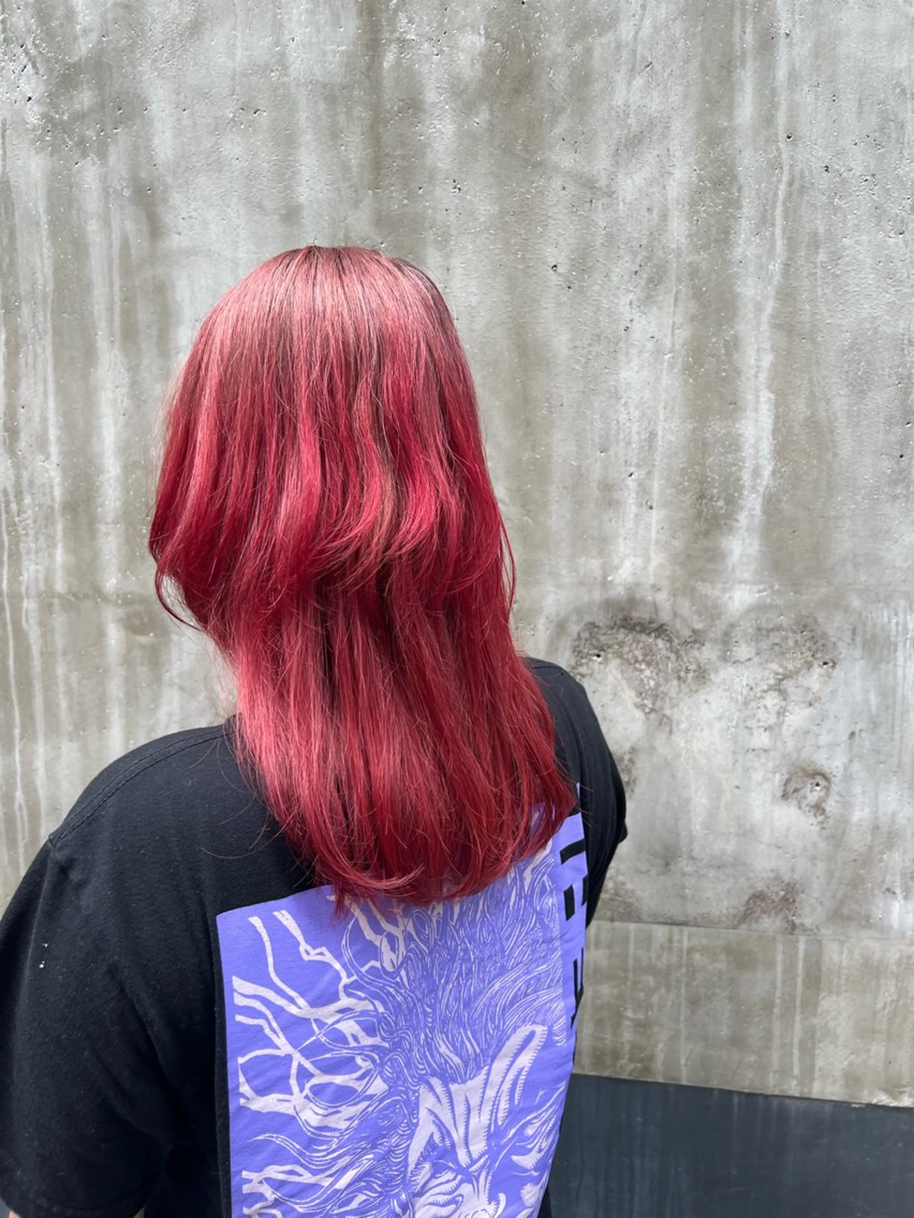 セミロング カラー グラデーションカラー 🍇おぐら めぐみ🍇のヘアスタイル