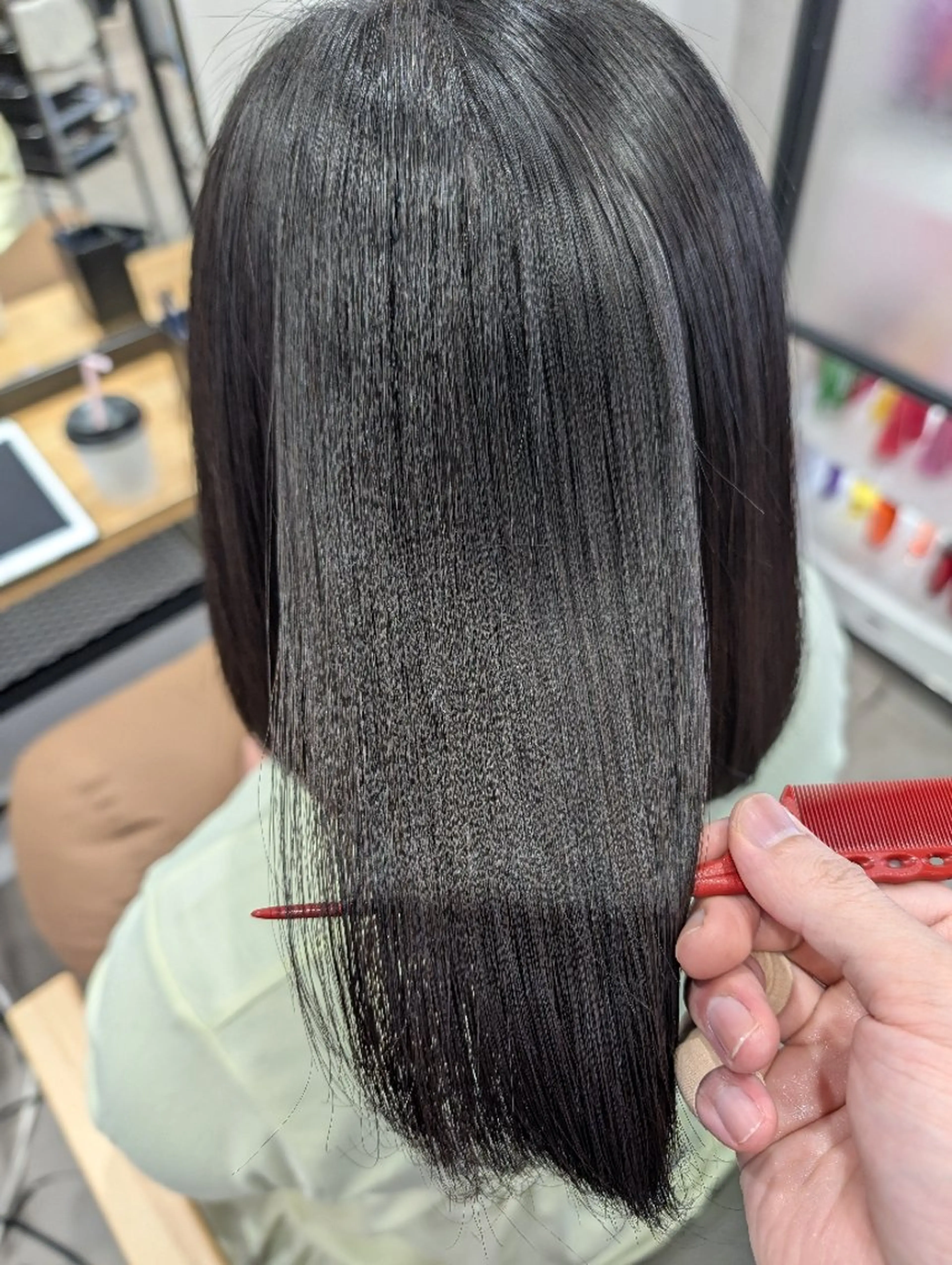 【高校生以下限定】【1日1人限定】カット＋髪質改善縮毛矯正の写真