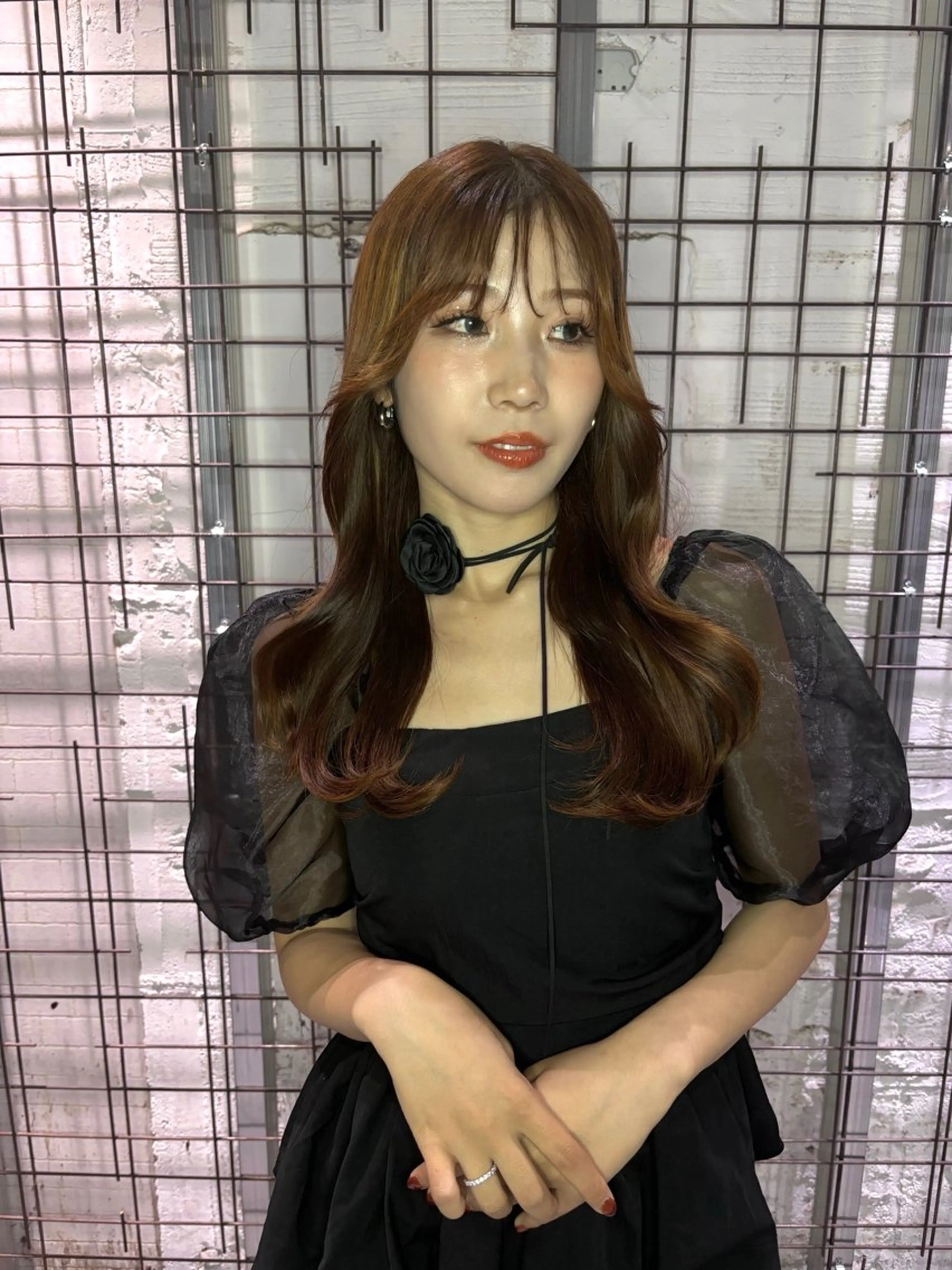 カラー AYANE 韓国ヘア /レイヤーカットのヘアスタイル