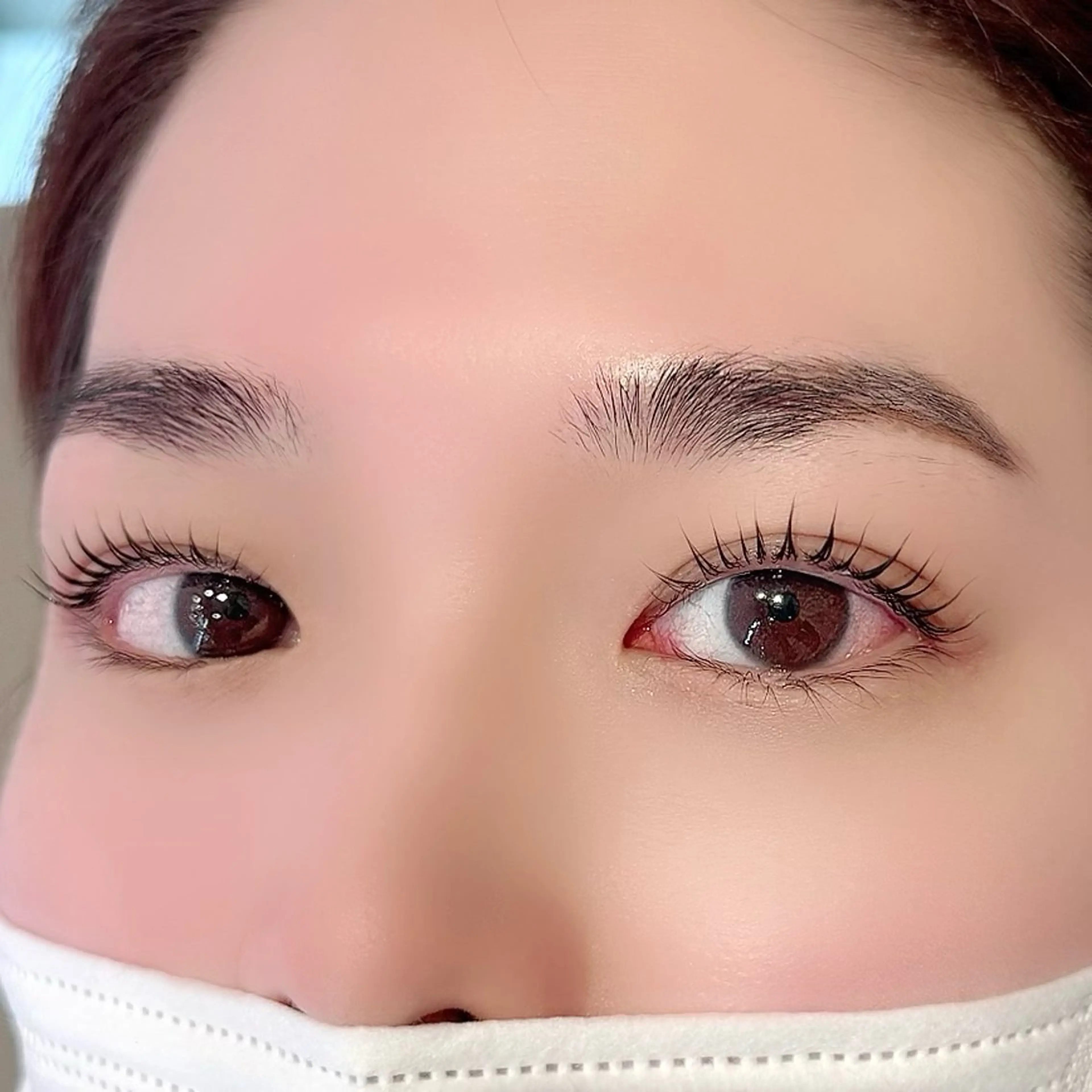 マツエク・マツパ カラーモデル𓍲艶髪 🫧秋積日向のヘアスタイル