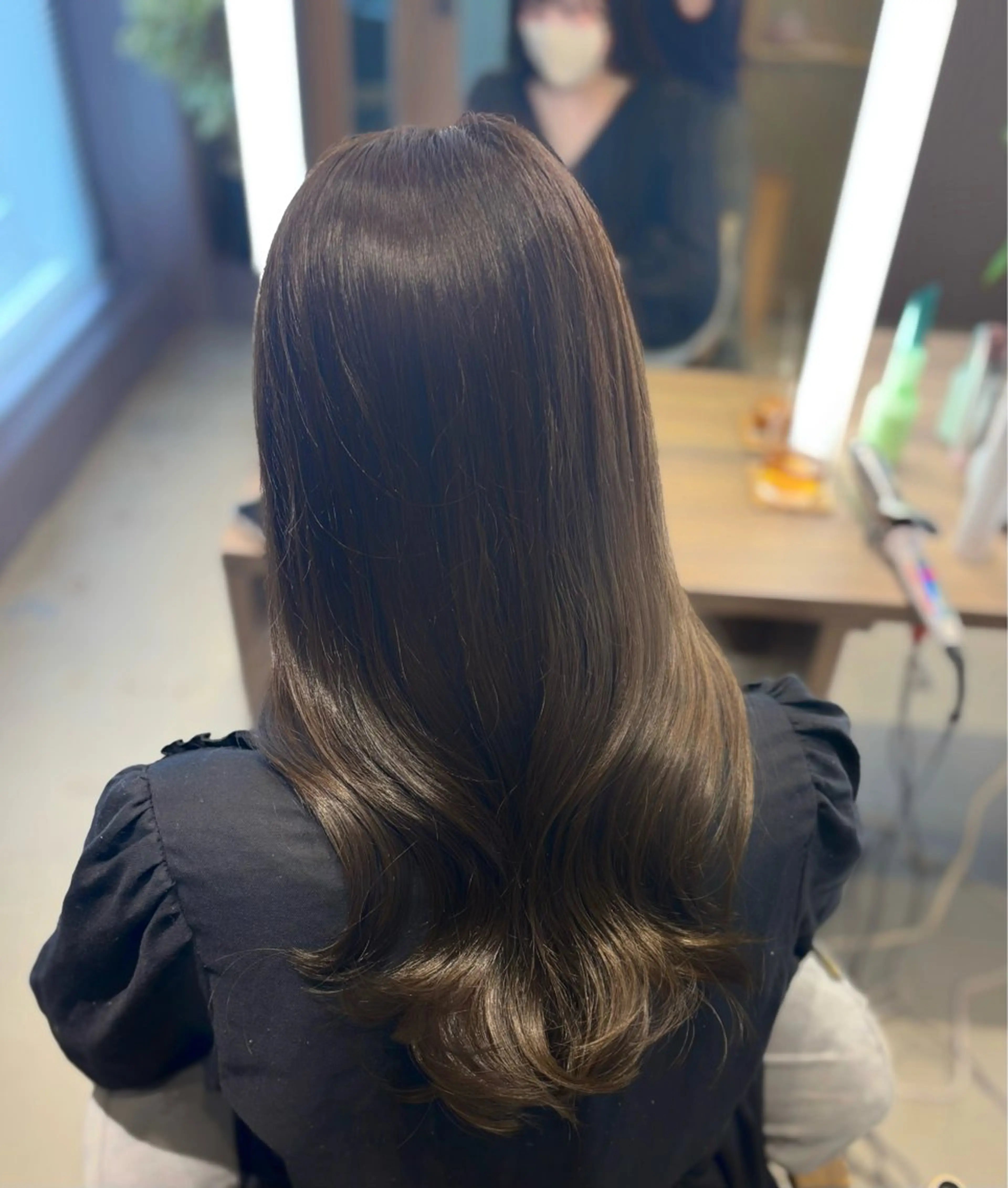 ミディアム カラー グレージュ オリーブグレージュ オリーブグレー カット ヘアカラー トリートメント ボブ/レイヤー/透明 感カラー/dai🌿のヘアスタイル