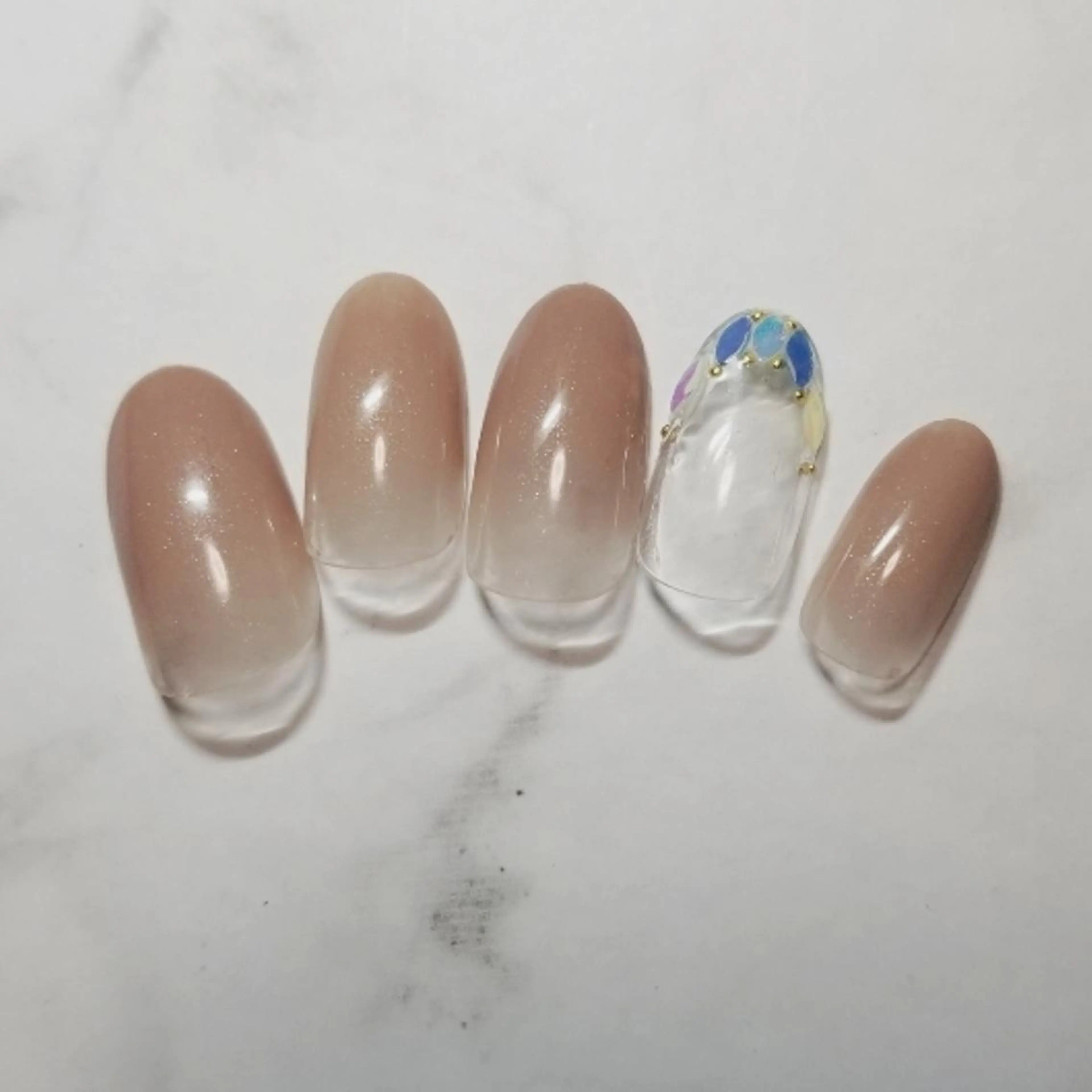 ネイル シンプルネイル 博多ネイル ｍｉｍｉのネイルデザイン