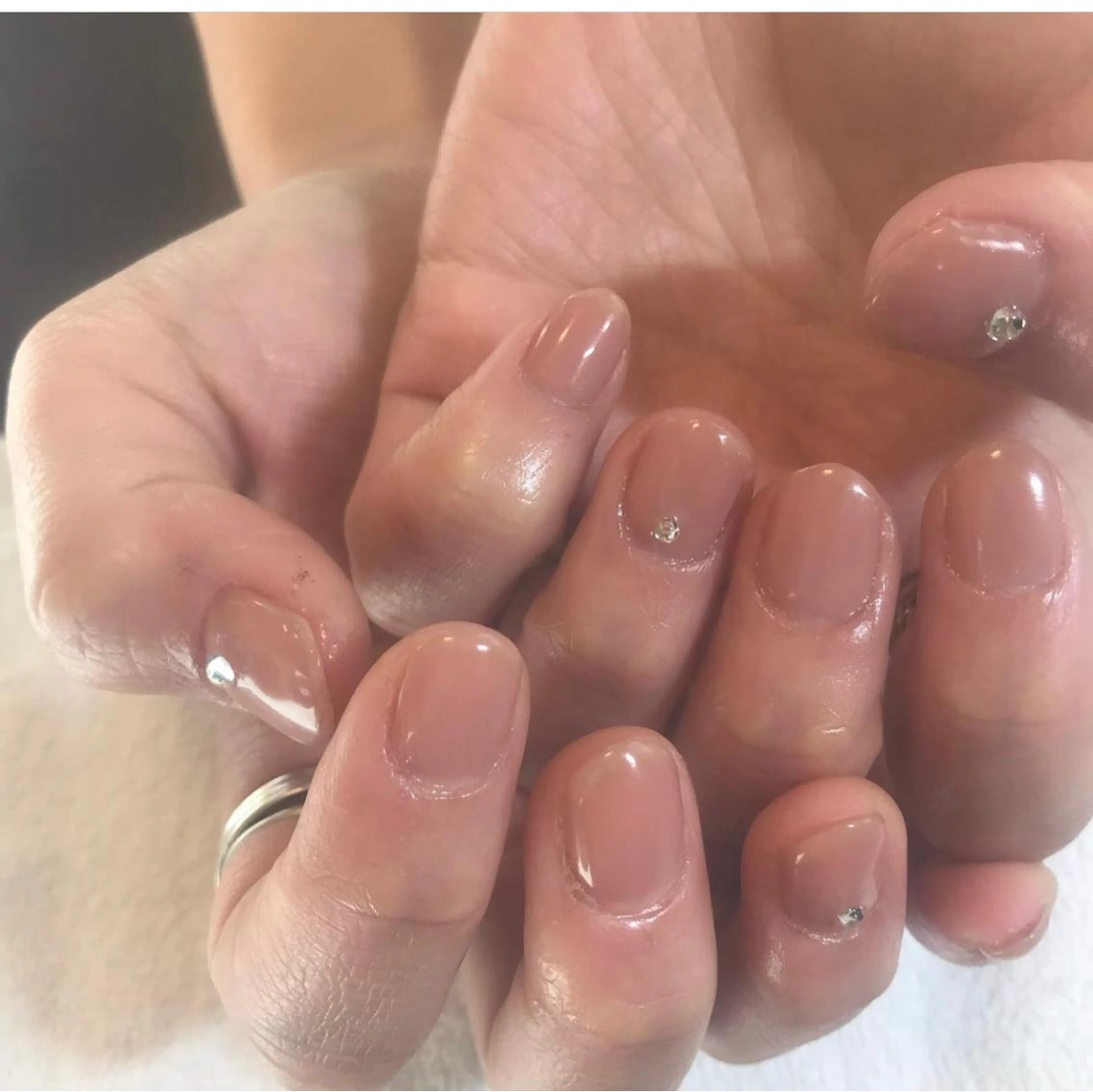 ネイル オフィスネイル シンプルネイル nail salon Libertyのネイルデザイン