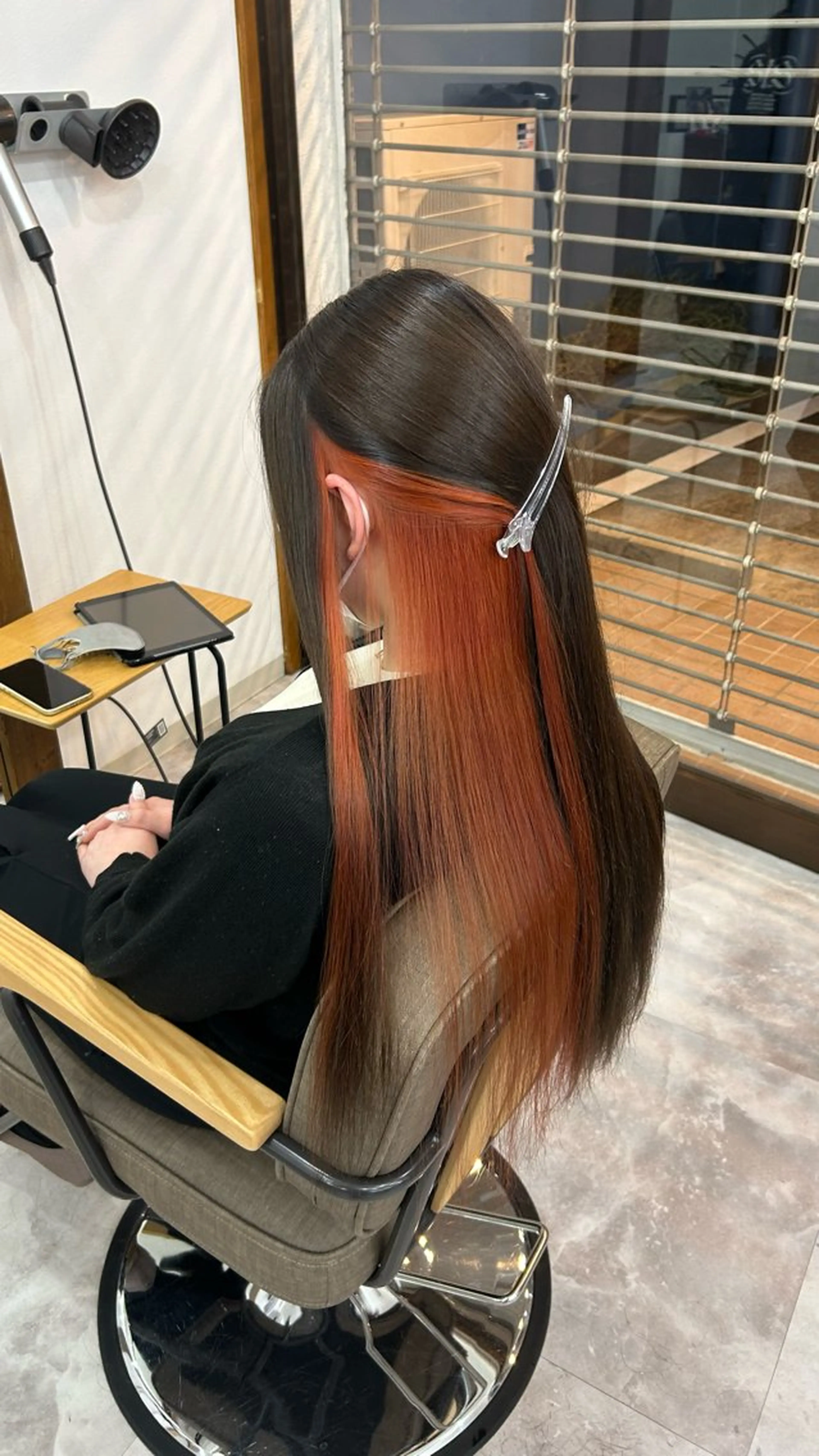 カラー オレンジ ヘアカラー HAIR COAST【ヘアーコースト】所属・小俣 拓也のヘアスタイル