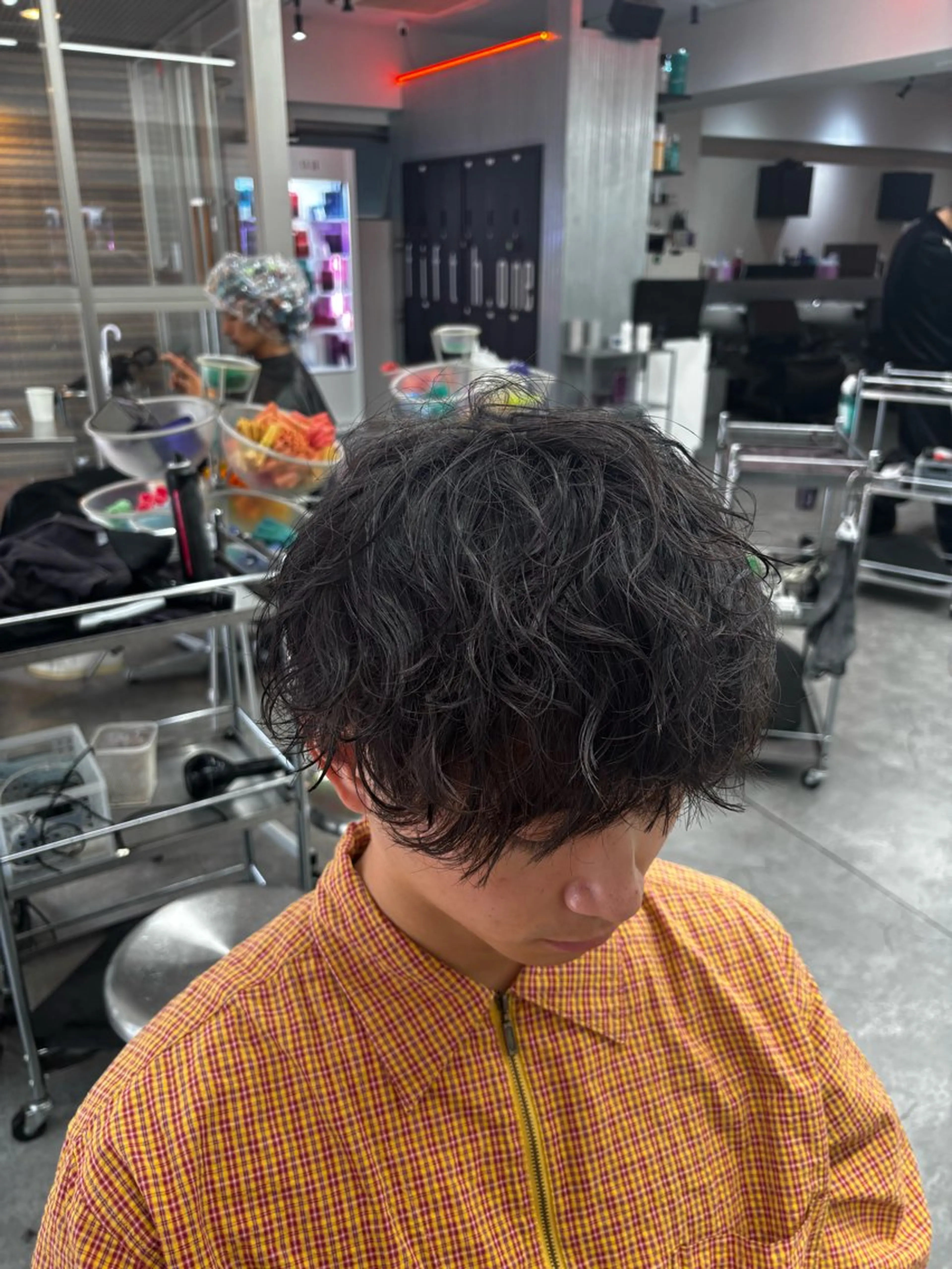 パーマ メンズ メンズ特化✨️ 韓国風パーマ🔥一八のヘアスタイル