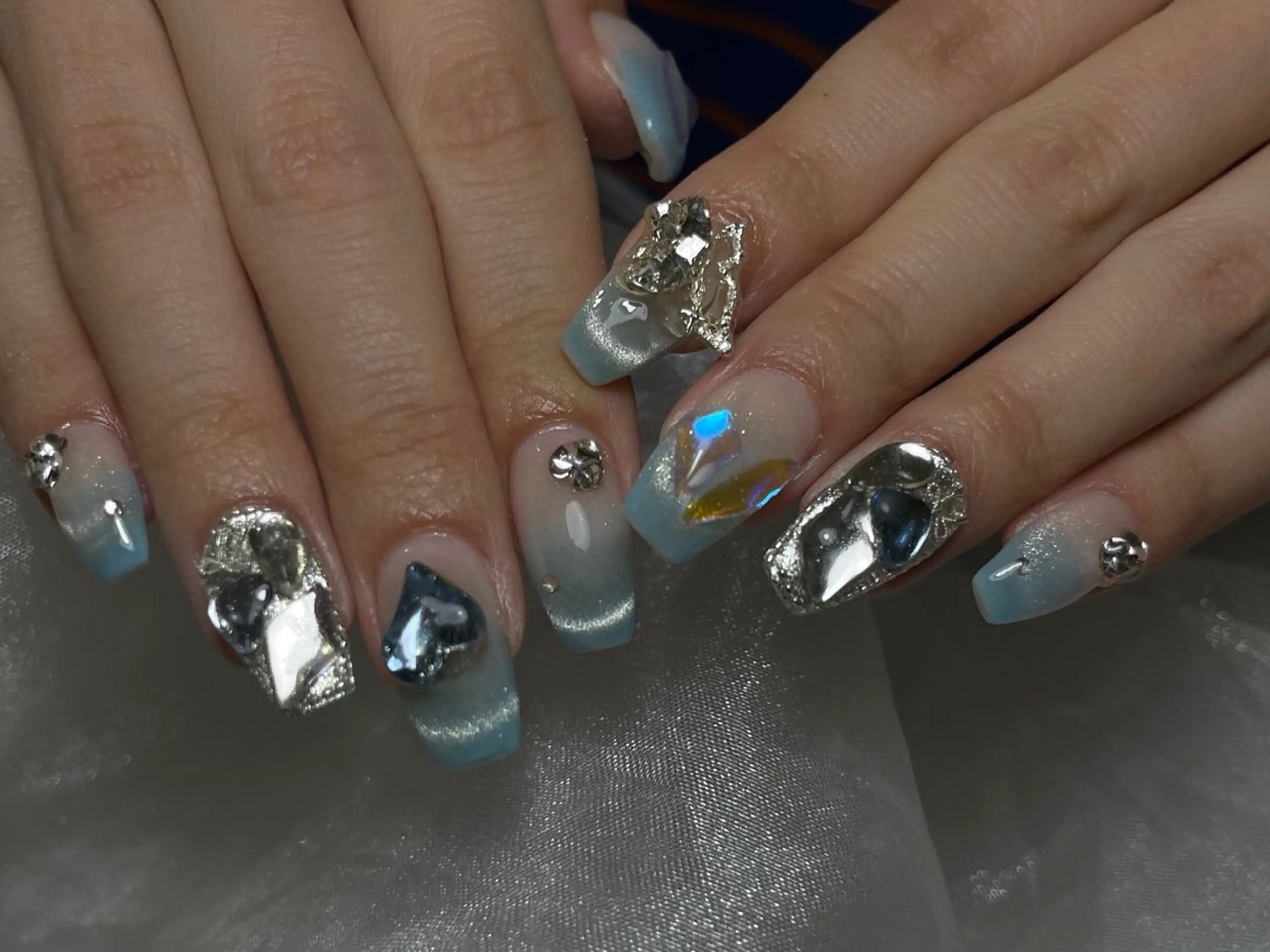 ネイル ハンドネイル ハンドケア nail salon kukuna所属・ワンホン/韓国 nail 大阪アメ村のネイルデザイン