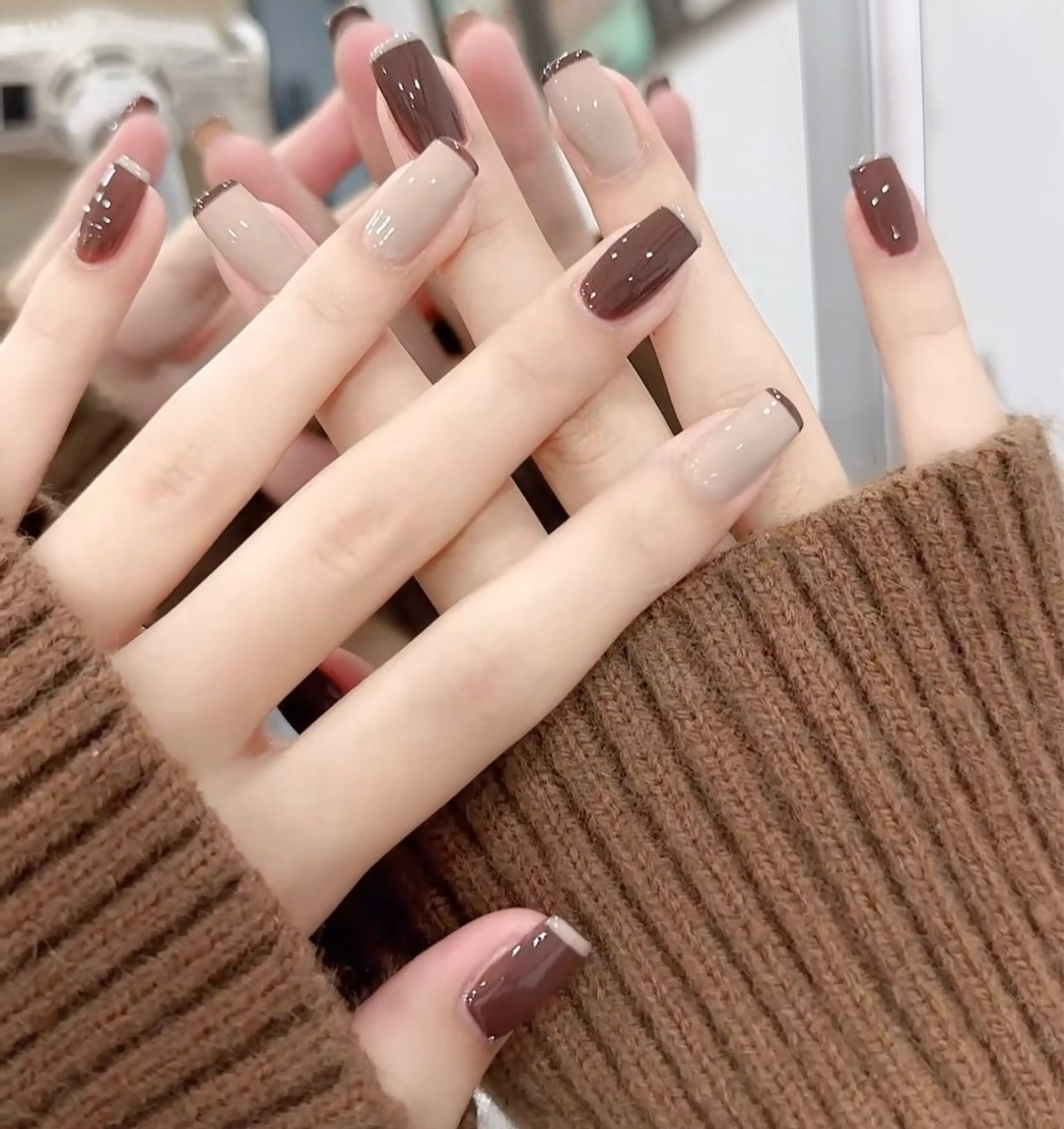 ネイル フレンチネイル ハンドネイル MI NAILSのネイルデザイン