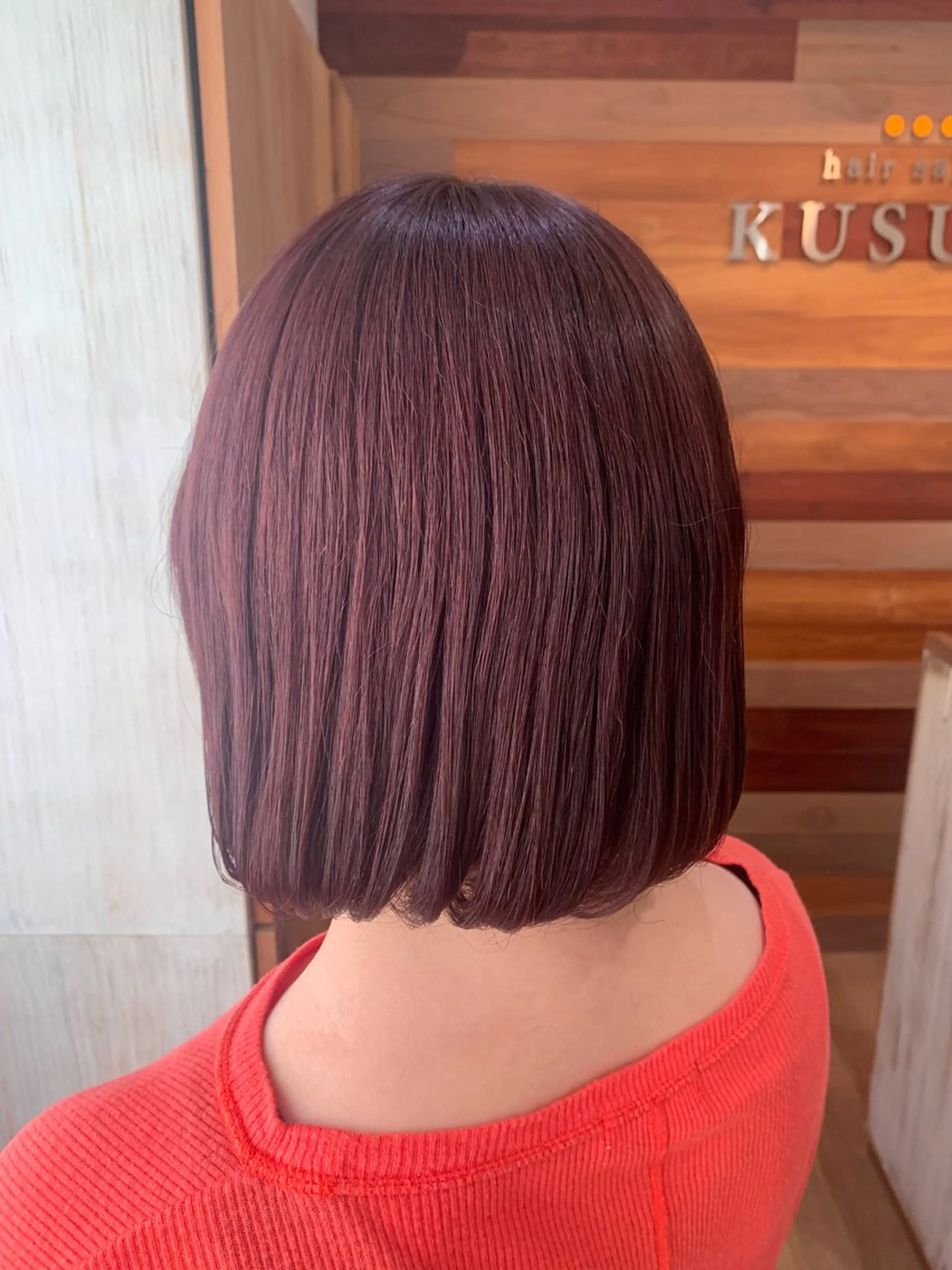 カラー ピンクカラー バイオレットカラー CHIE艶カラー＆ 癒しヘッドスパ🌿のヘアスタイル