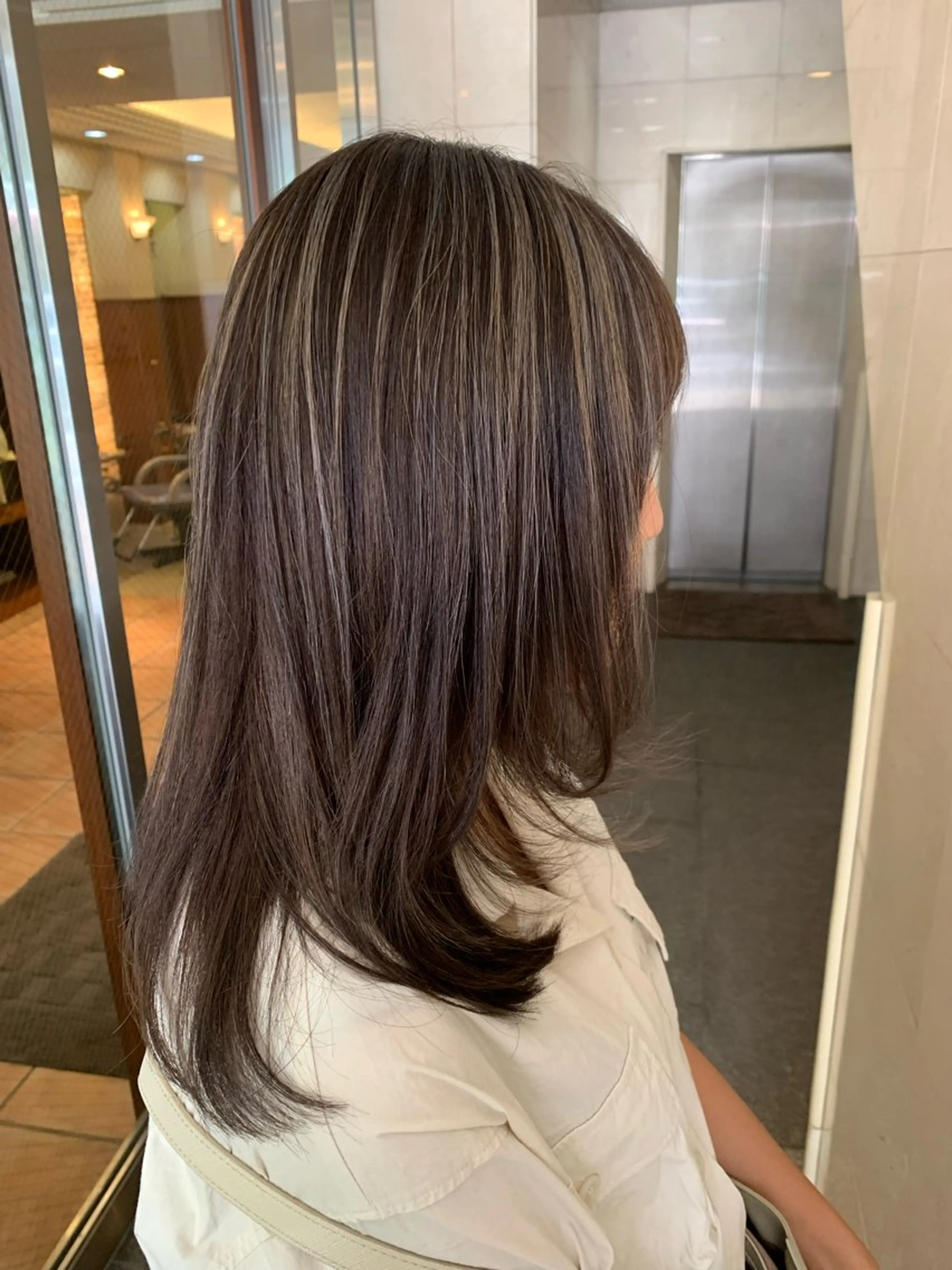 ミディアム カラー 船津武俊 フナツタケトシのヘアスタイル