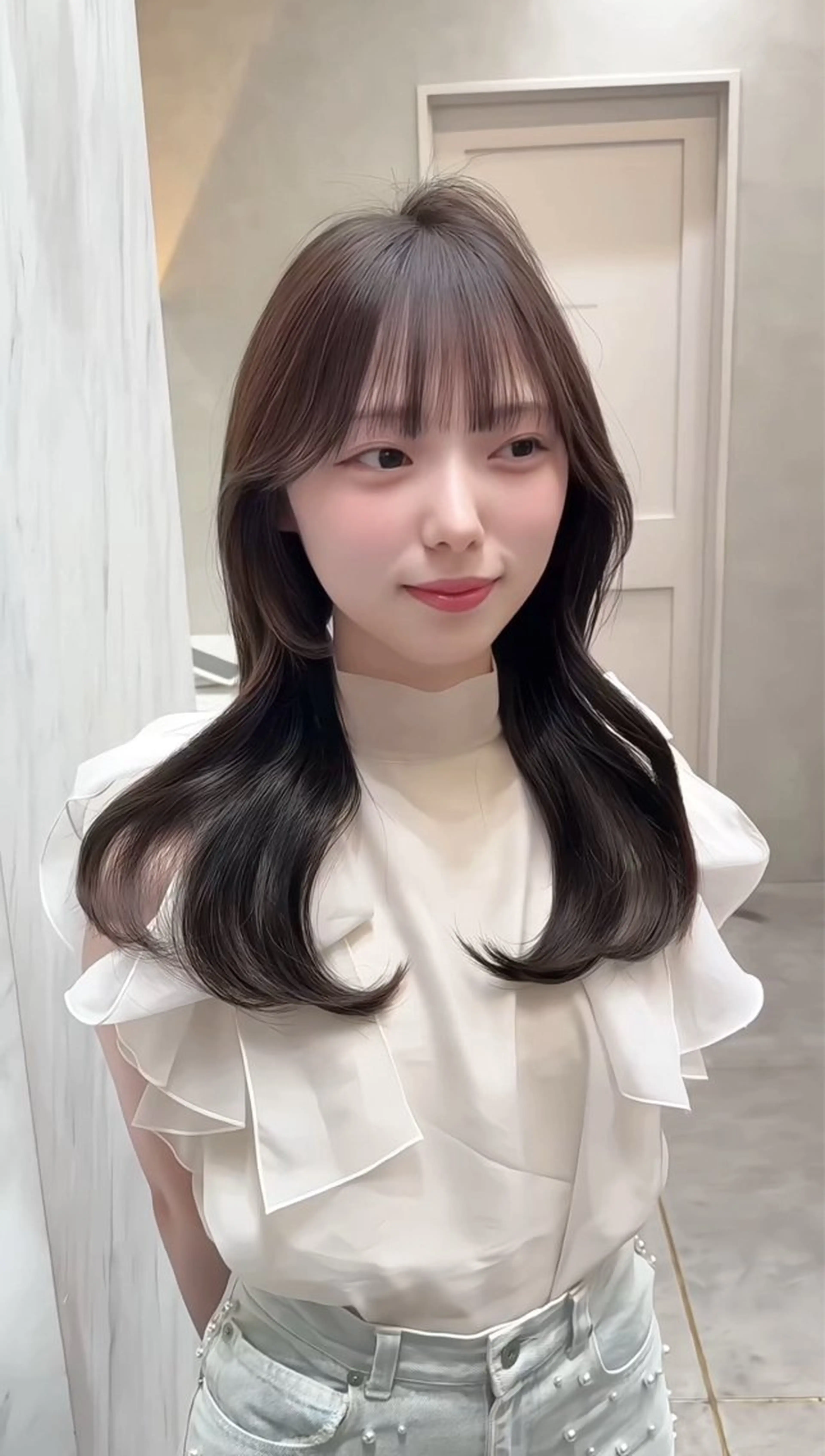 ロング ヘアカラー 坂口 京平のヘアスタイル