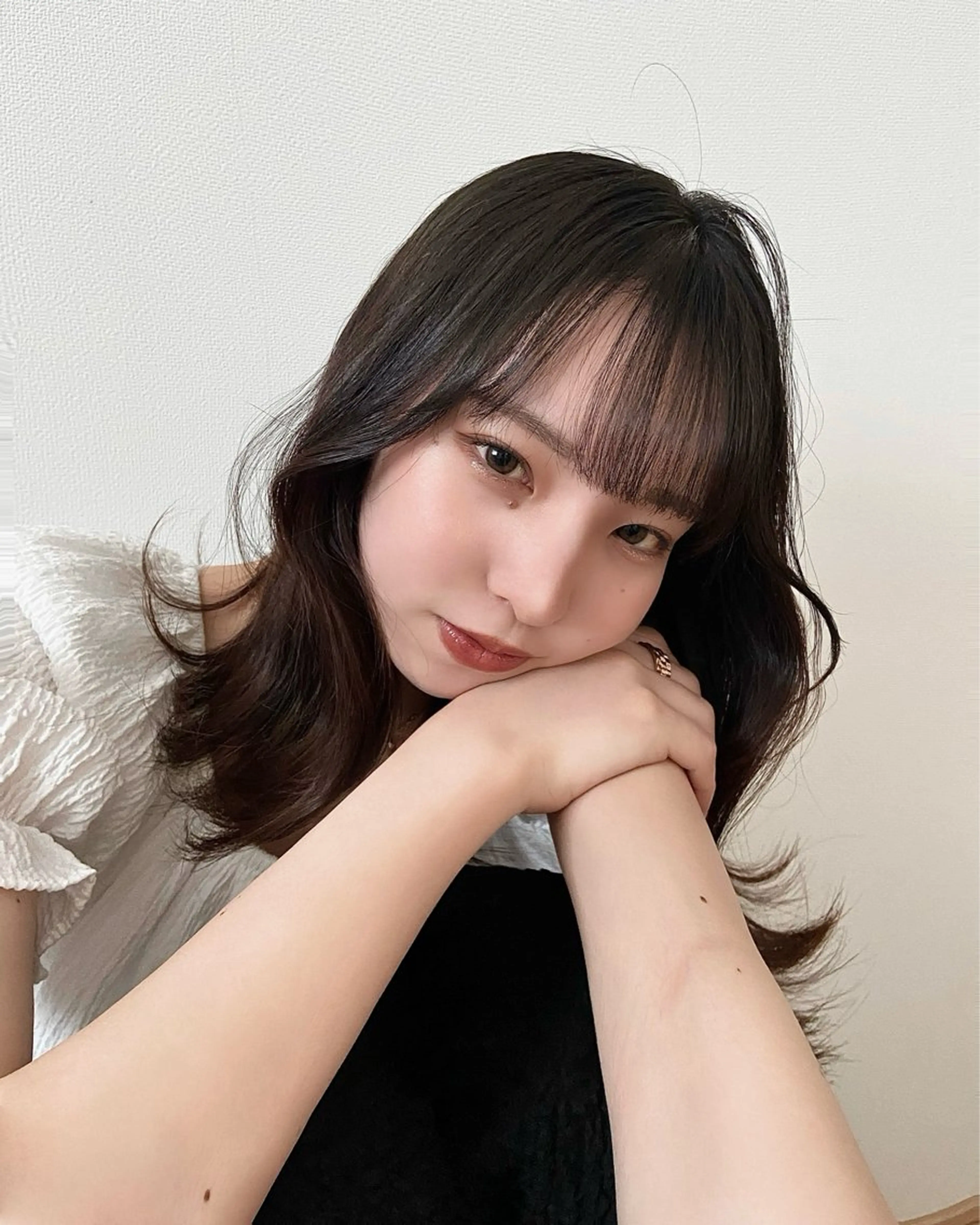 ミディアム くびれヘア 外ハネヘア トリートメント 浜松/メンズサロン/ Yuna🐈‍⬛🫧のヘアスタイル