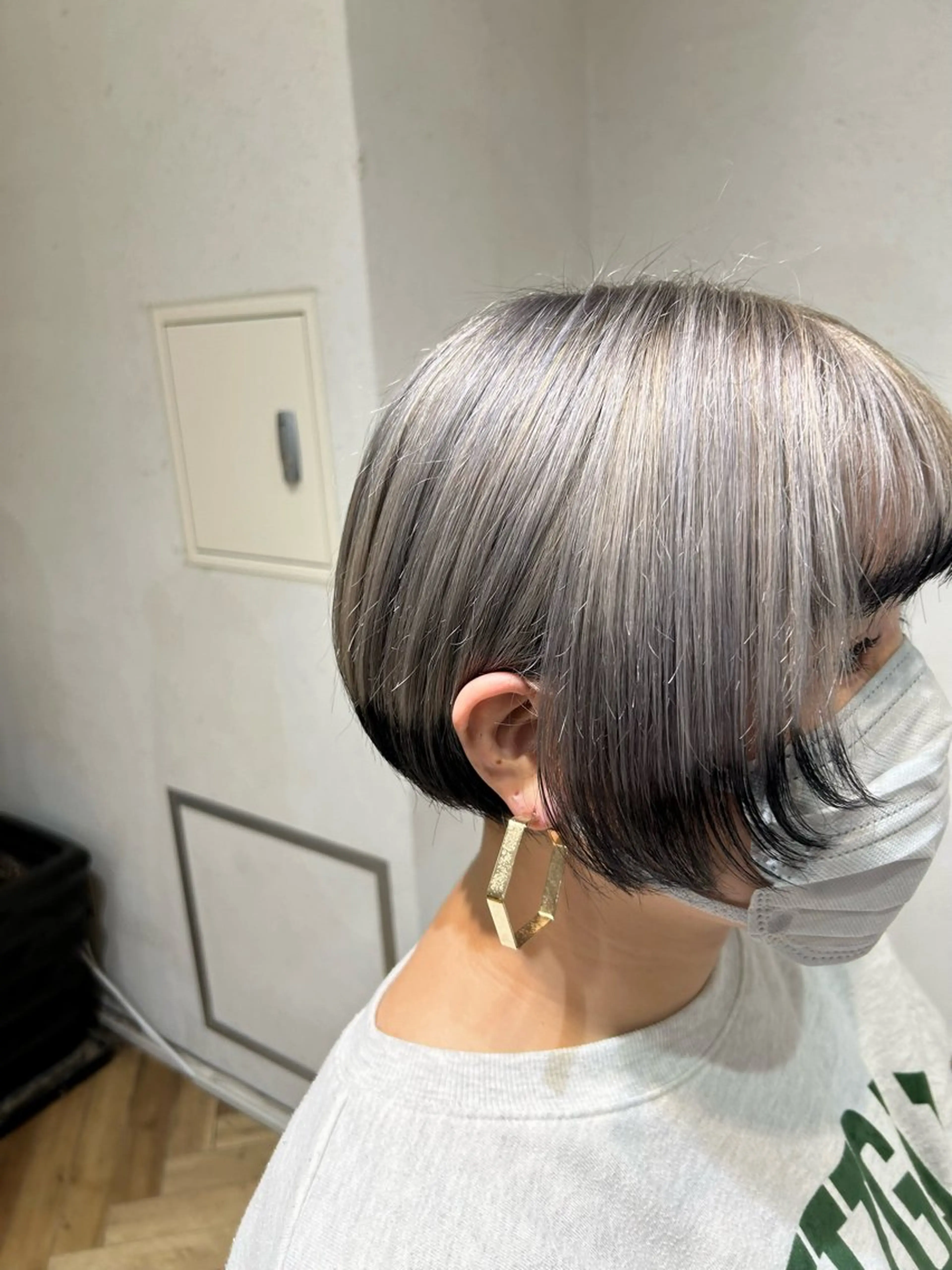 ミディアム ヘアカラー ショート・ボブ 🌈chinaのヘアスタイル