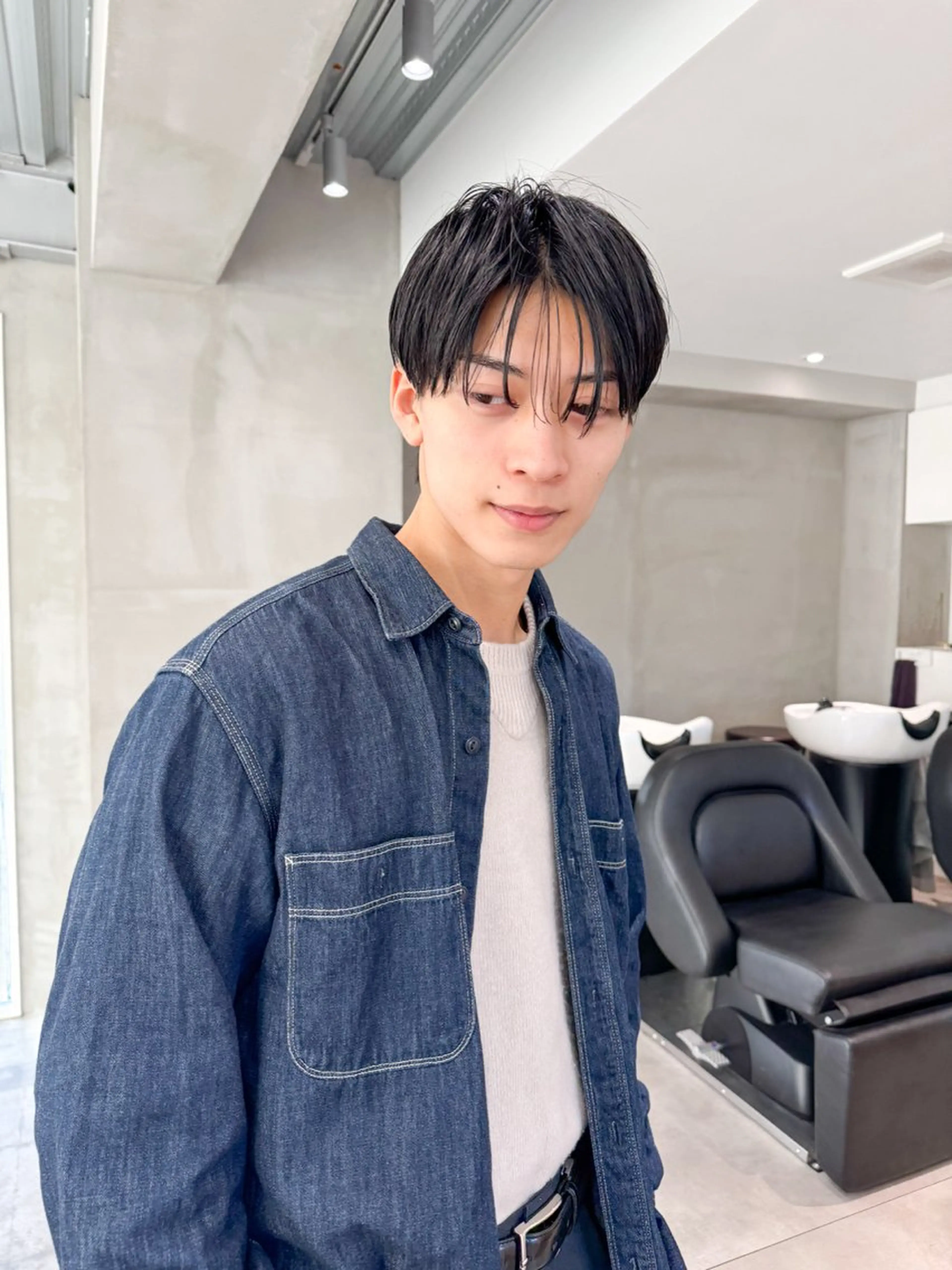 メンズ カット 山中 束真のヘアスタイル