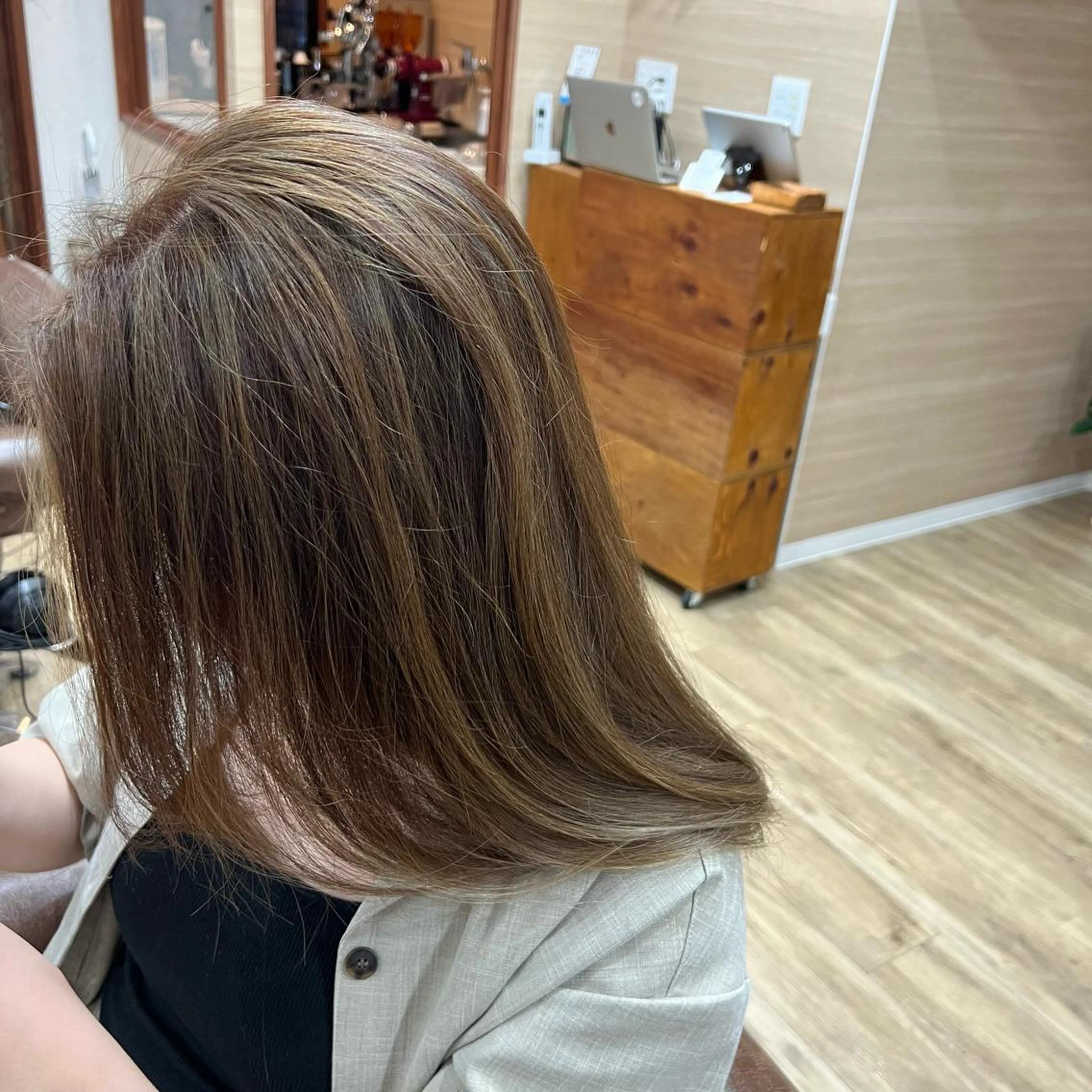 ロング カラー ハイライトカラー ハイライト ロング 🍇おぐら めぐみ🍇のヘアスタイル