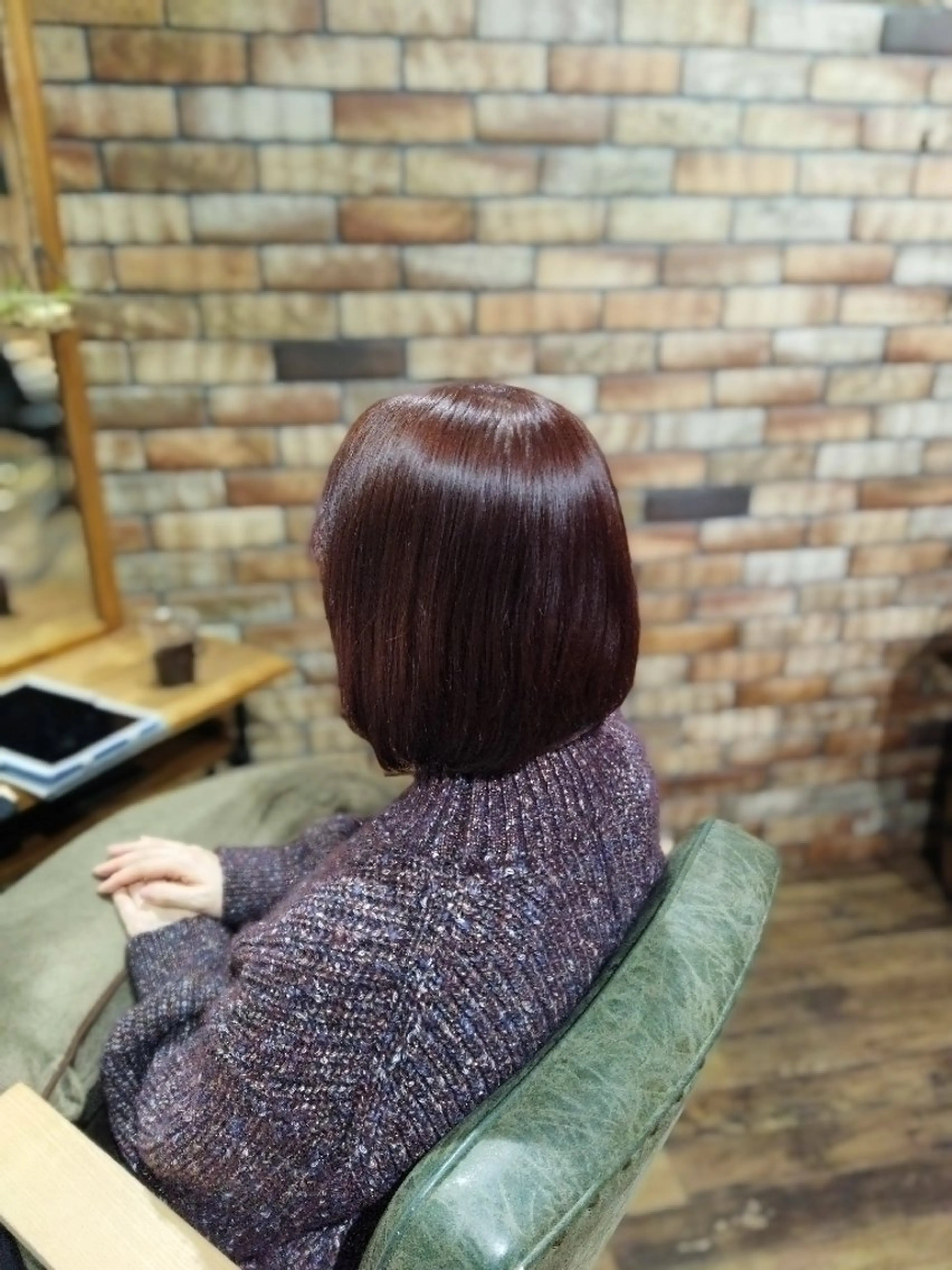 カラー ミディアム カット ヘアカラー 北林 弘展のヘアスタイル